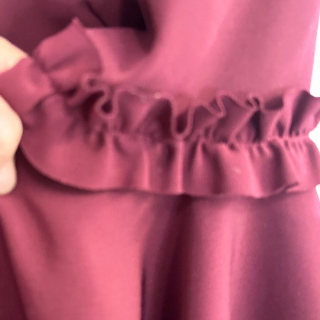 MILLY Women's Milly Dress Burgundy Size 8 Size M / US 6-8 / IT 42-44 - 9 Thumbnail