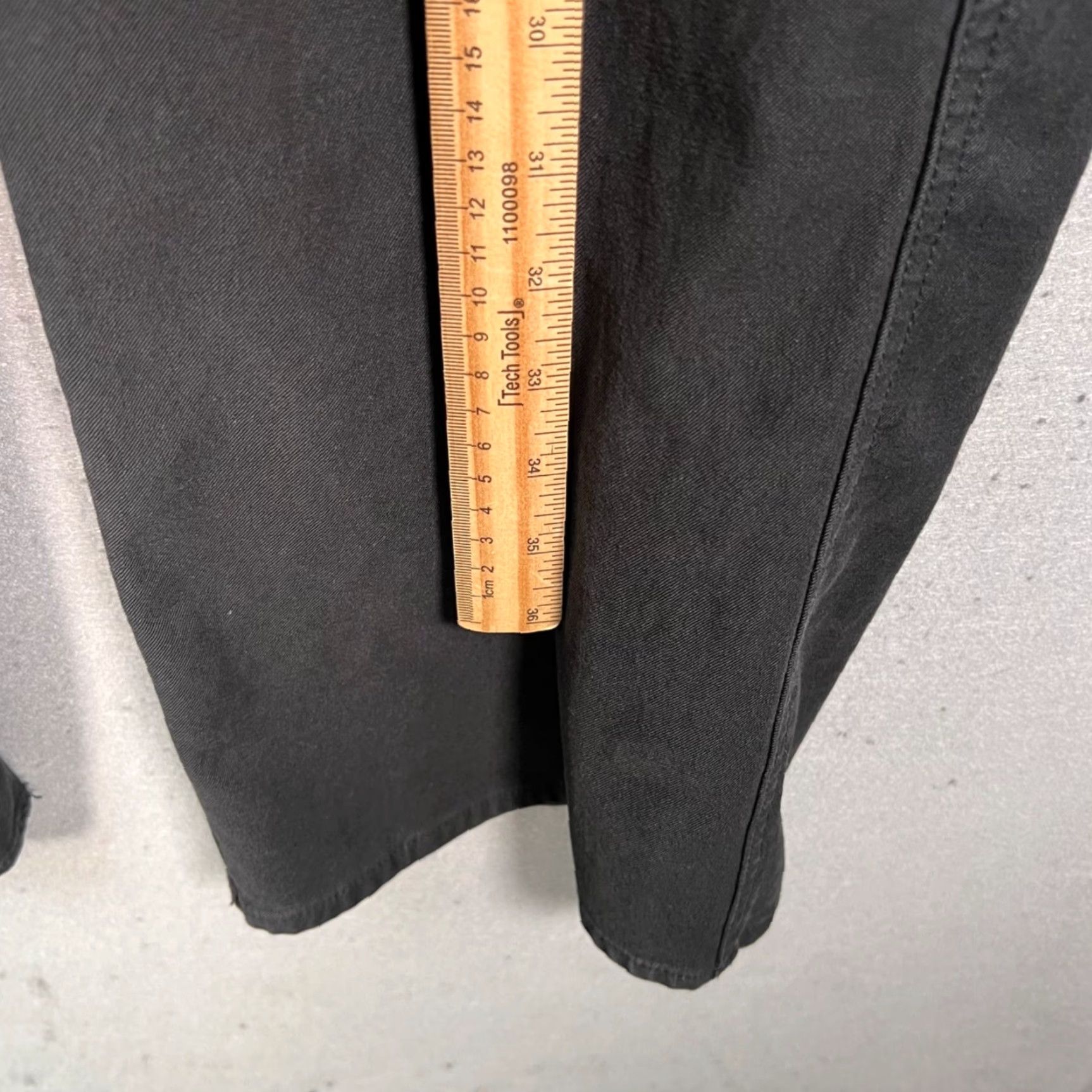 Vintage Wilfred Free Womens Pants Cargo Straight Leg High-Waisted Black Cotton 8 Inseam 30in Size 30" / US 8 / IT 44 - 6 Thumbnail