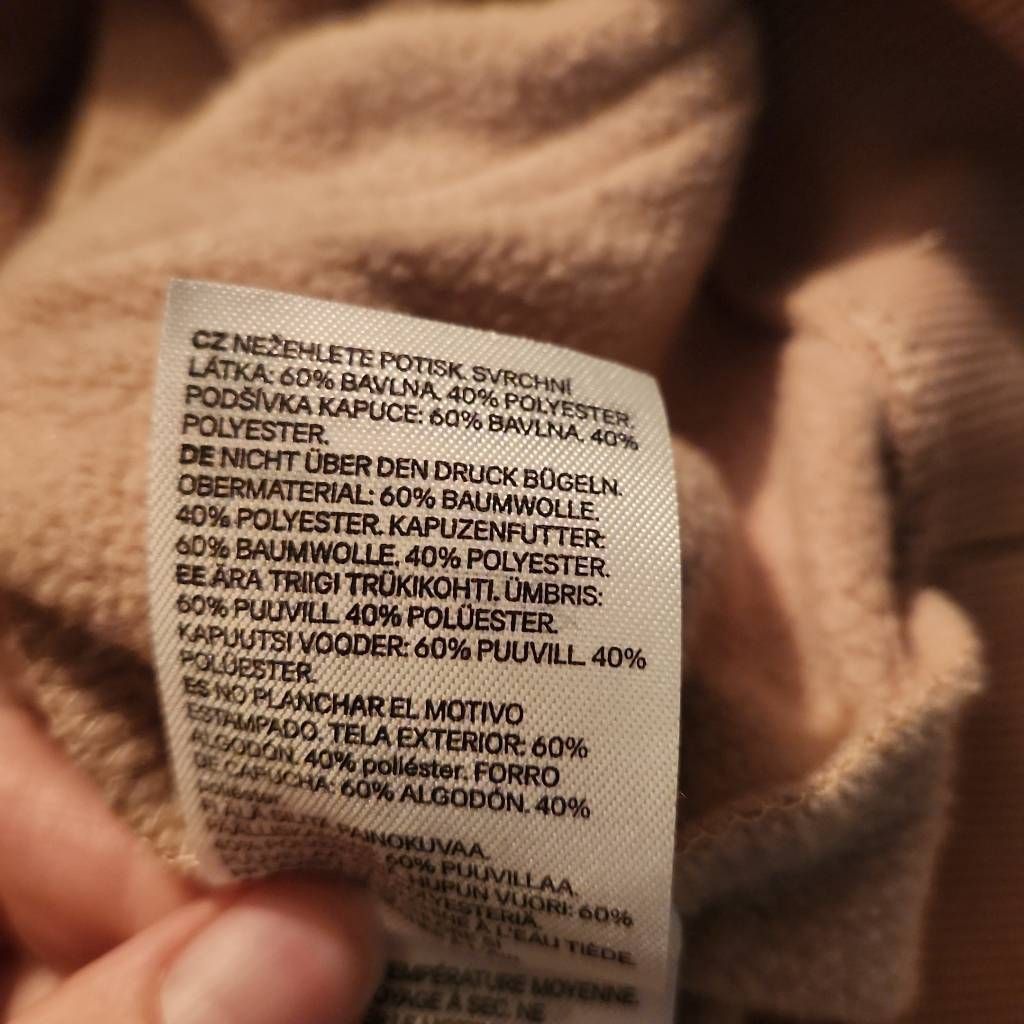 H&M Divided H&M Men's Size XS Tan NASA Hoodie Size US XS / EU 42 / 0 - 7 Thumbnail