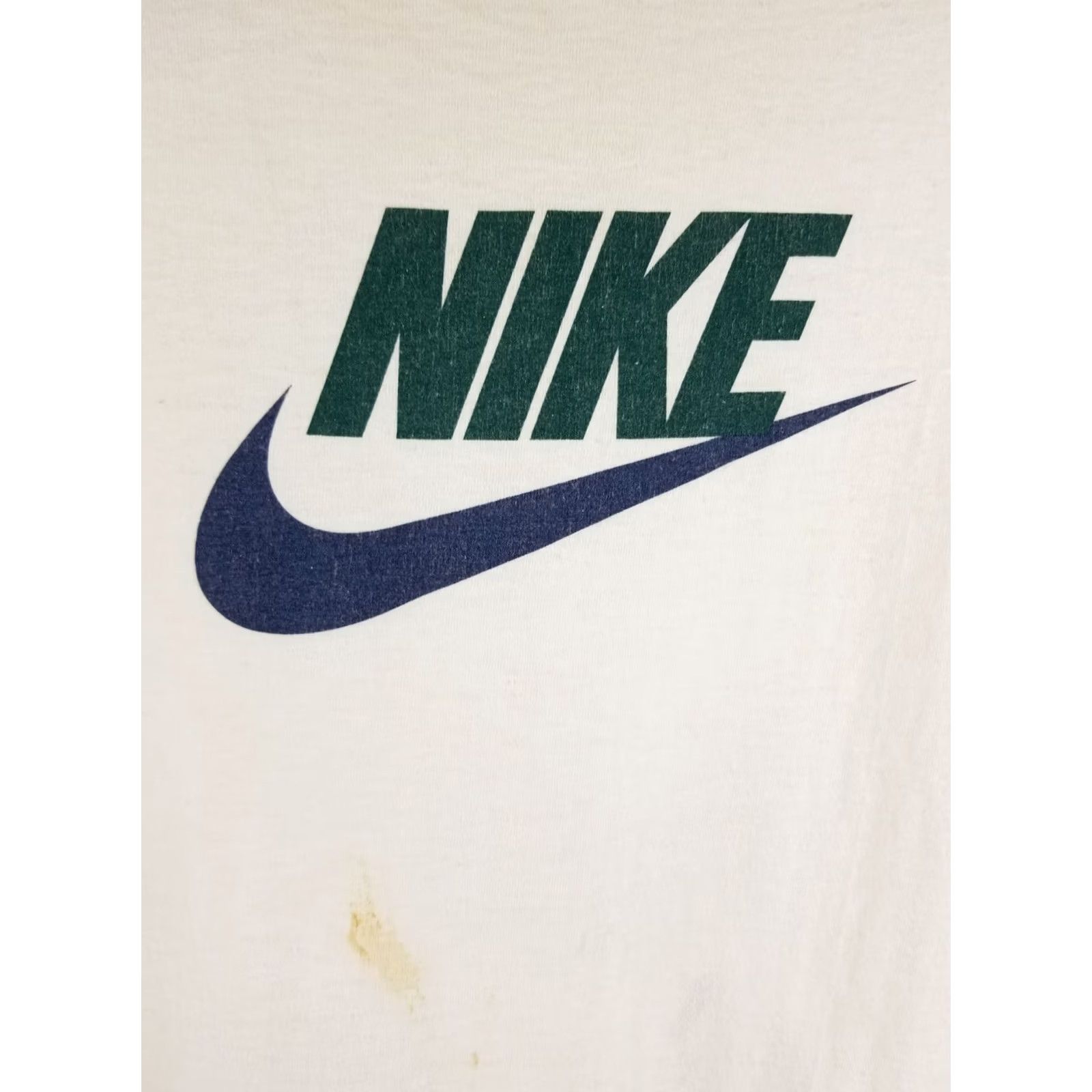 Nike VINTAGE 90' NIKE T-SHIRT WHITE COTTON LOGO LARGE Mens Size US L / EU 52-54 / 3 - 2 Thumbnail