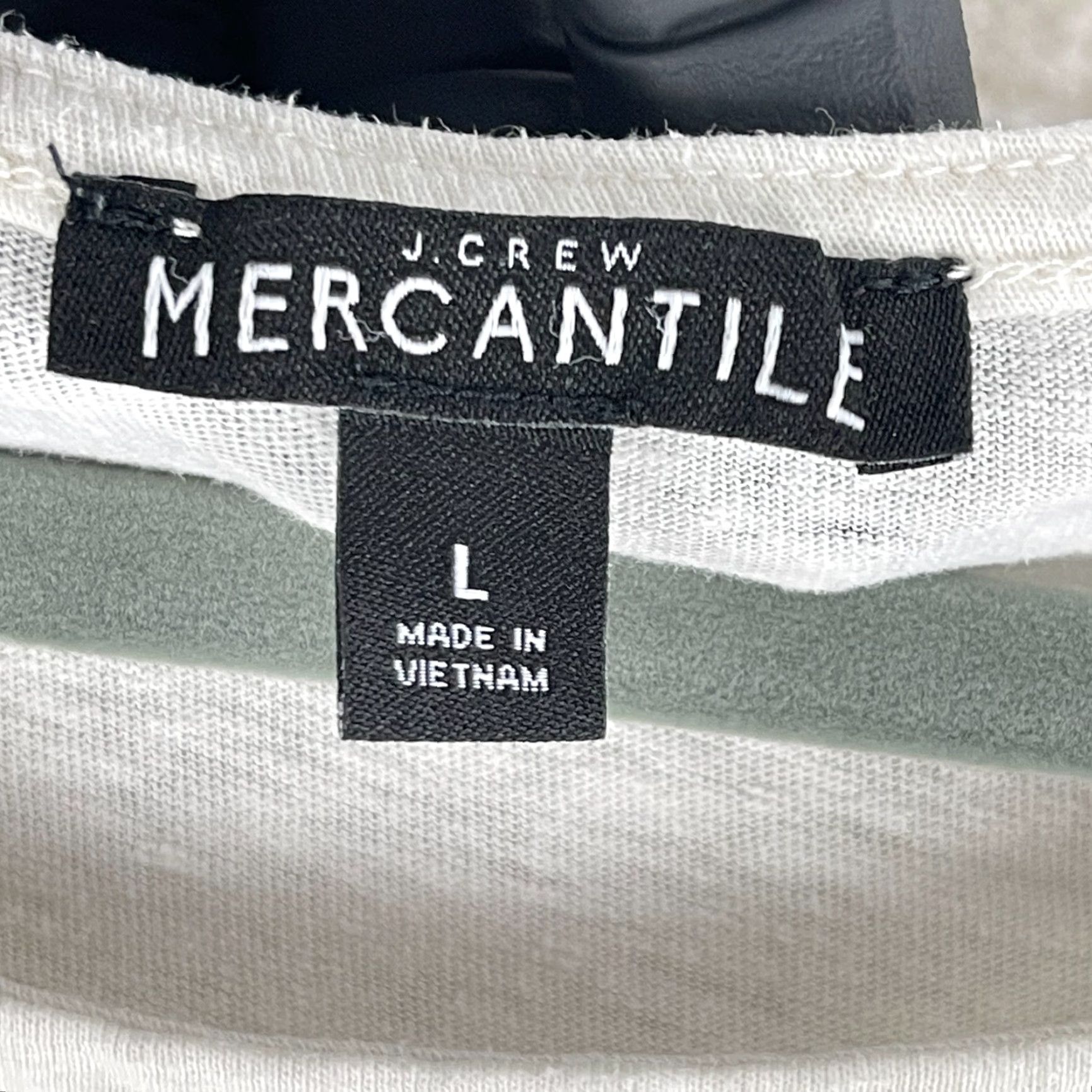J.Crew J. Crew Mercantile Shirt Womens Large White Ruffle Sleeve Crew Neck Pullover Size L / US 10 / IT 46 - 7 Thumbnail