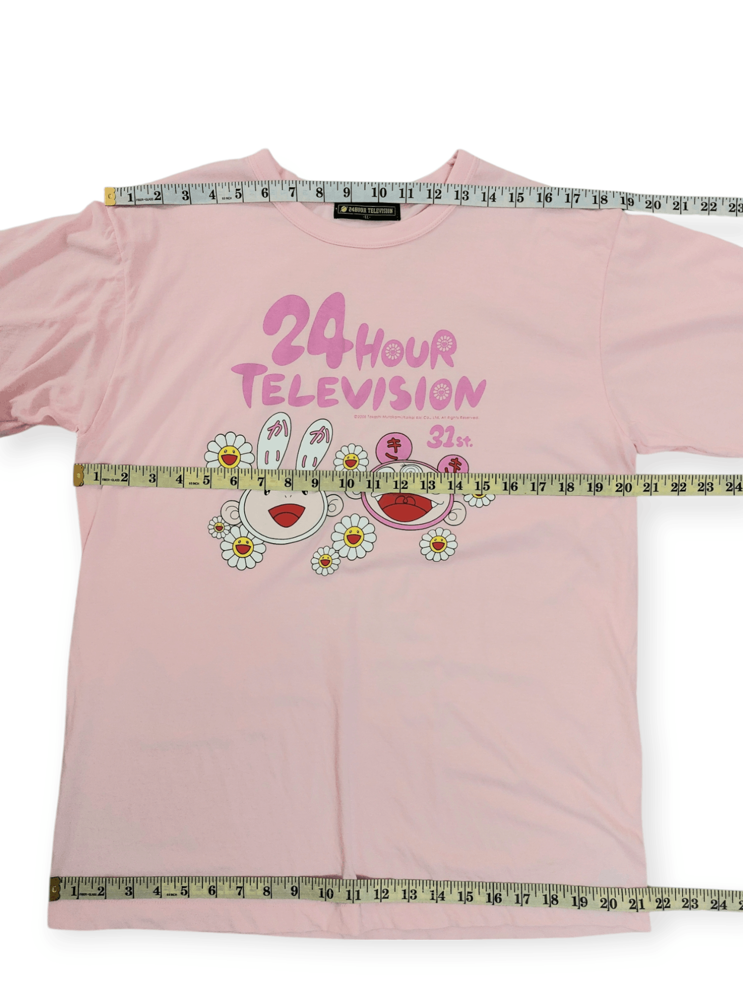 Takashi Murakami × Vintage Takashi Murakami x 24 hour Televisyen T-Shirt Size US L / EU 52-54 / 3 - 8 Thumbnail