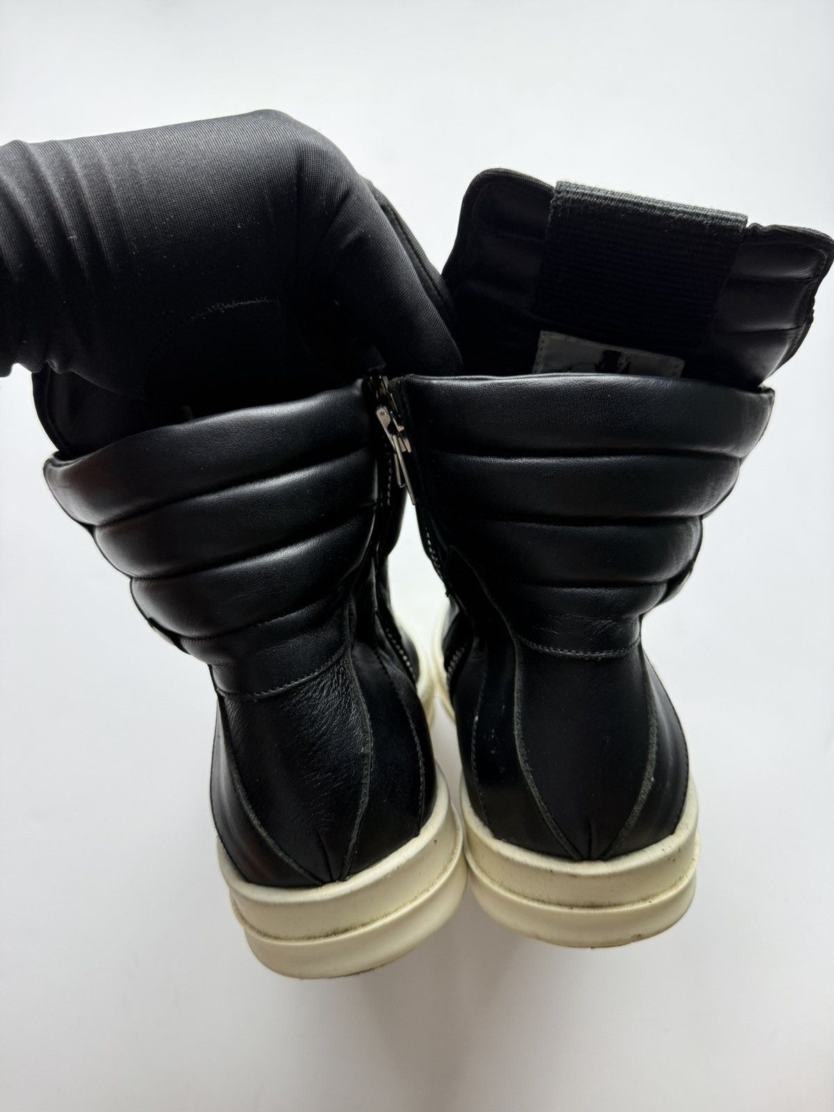 Rick Owens Rick Owens Black Geobasket Size US 7 / IT 37 - 5 Thumbnail