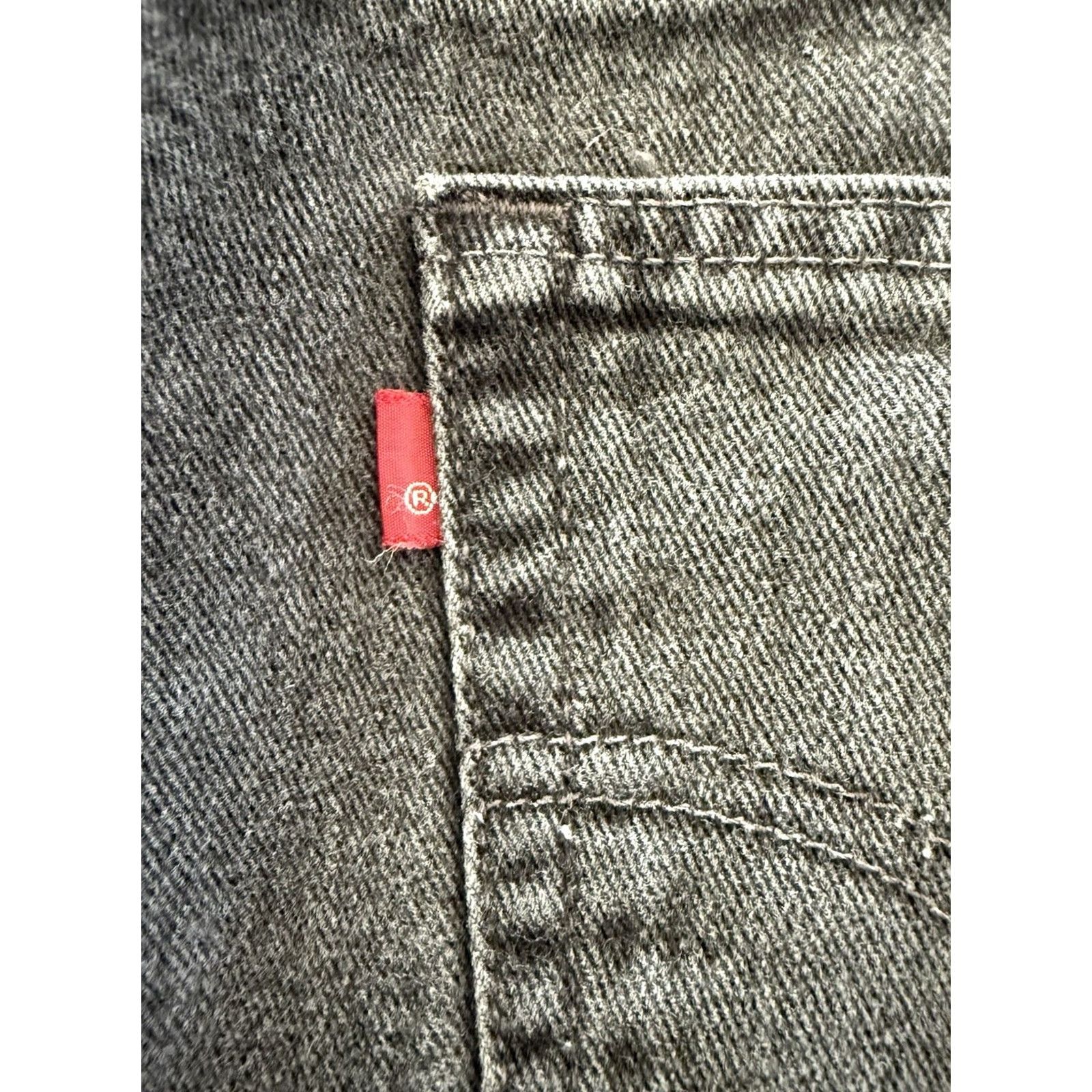 Levi's VINTAGE Levi's 505 Jeans Men Regular 36x32 34x31 Dark Denim USA 5-Pocket Zipper Button Straight Jeans Mens Retro 90s Band Grunge Logo USA Size US 36 / EU 52 - 6 Thumbnail
