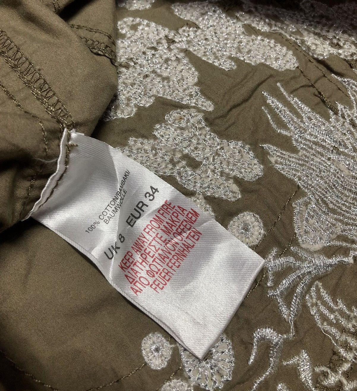Japanese Brand × River Island River Island Cargo Pants Big Logo Dragon Sukajan Design Size US 32 / EU 48 - 22 Thumbnail