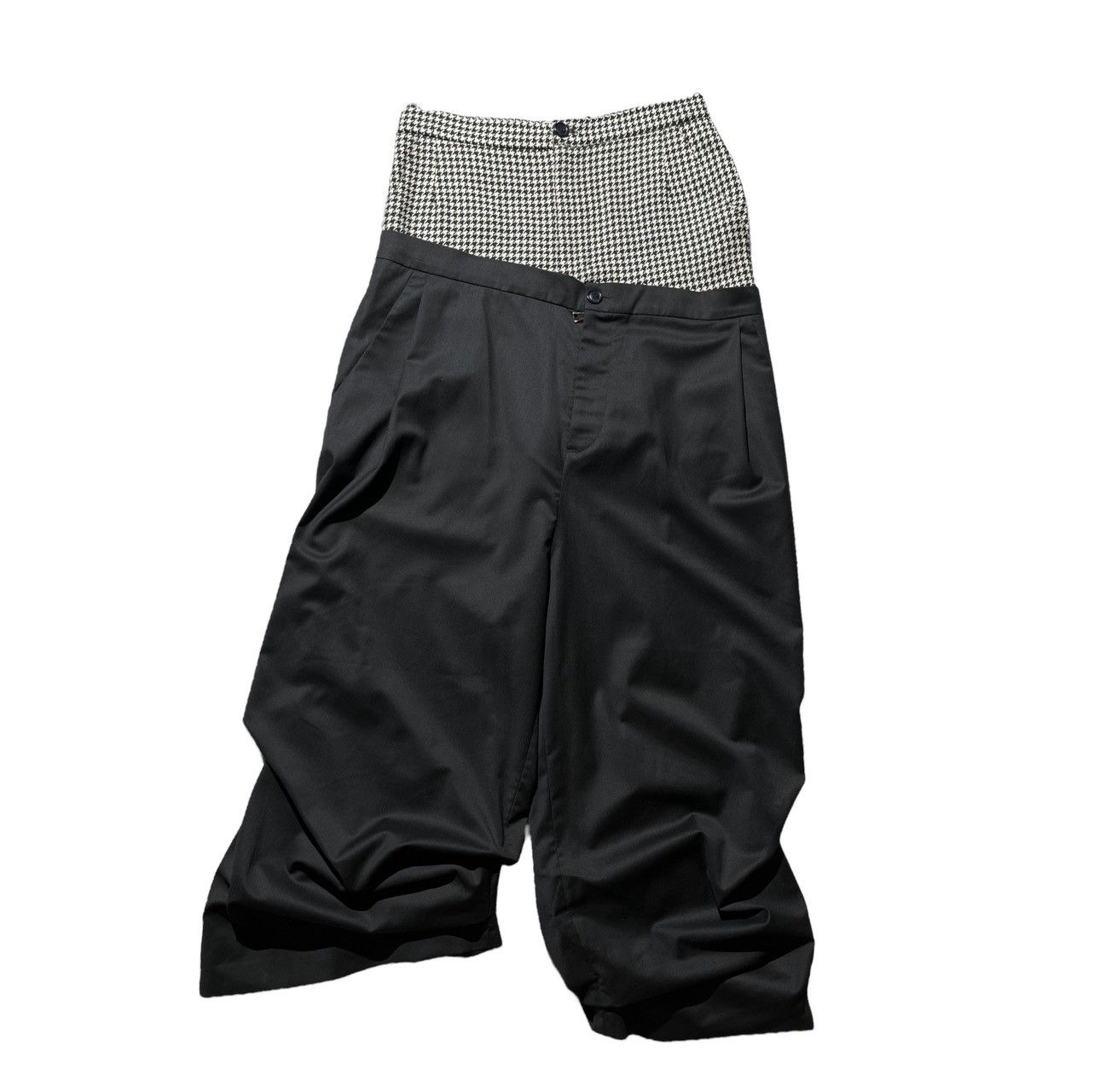 Natasha Zinko $1.2k houndstooth double waist layer pant Size US 28 / EU 44 - 1 Thumbnail