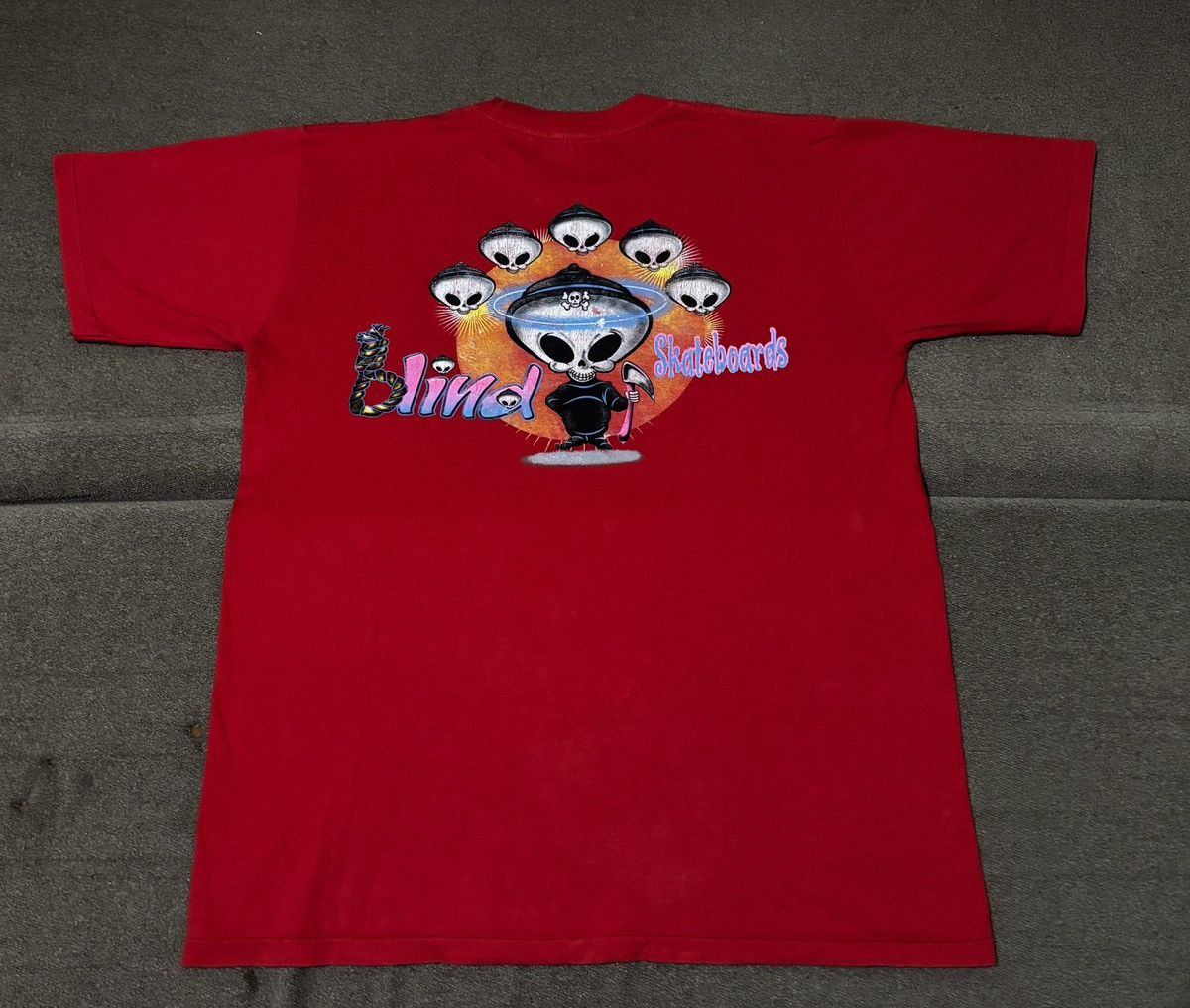 Blind Skateboards Vintage 90s Blind Skateboard Shirt Santa cruz hookups Size US XL / EU 56 / 4 - 2 Thumbnail
