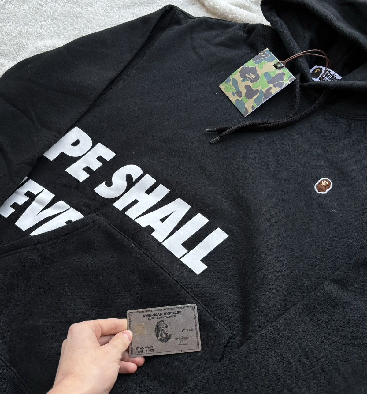 Bape ASNKA Pullover Hoodie Size US M / EU 48-50 / 2 - 2 Thumbnail