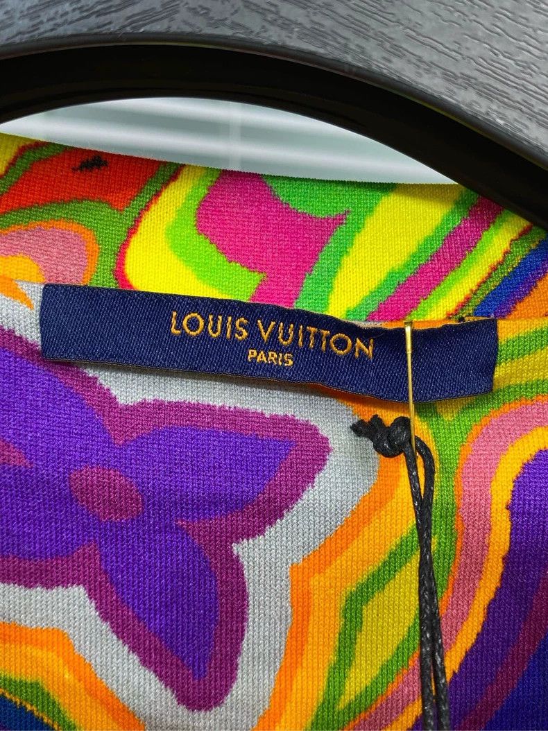 Louis Vuitton Louis Vuitton Color dissolve logo checkerboard short sleeve Size US L / EU 52-54 / 3 - 3 Thumbnail