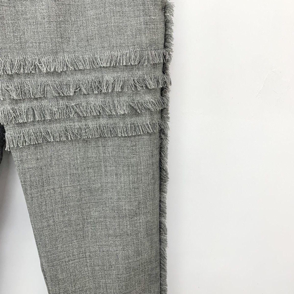 Thom Browne Thom Browne Grey Classic Four-bar Wool Casual Pants K26WX Size 25" / US 0 / IT 36 - 4 Thumbnail