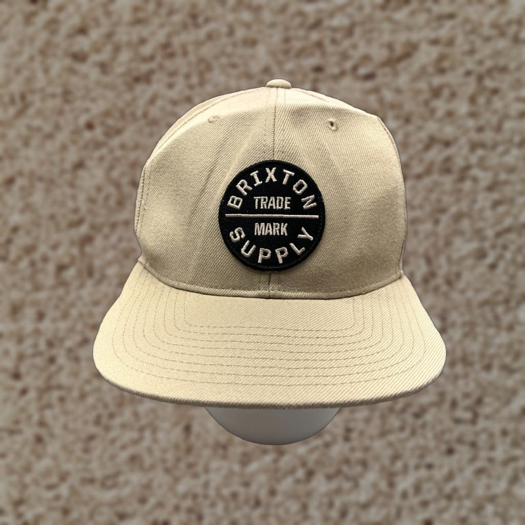 Brixton Brixton Hat Cap Snap Back Adult One Size Beige Wool Blend Size ONE SIZE - 1 Thumbnail