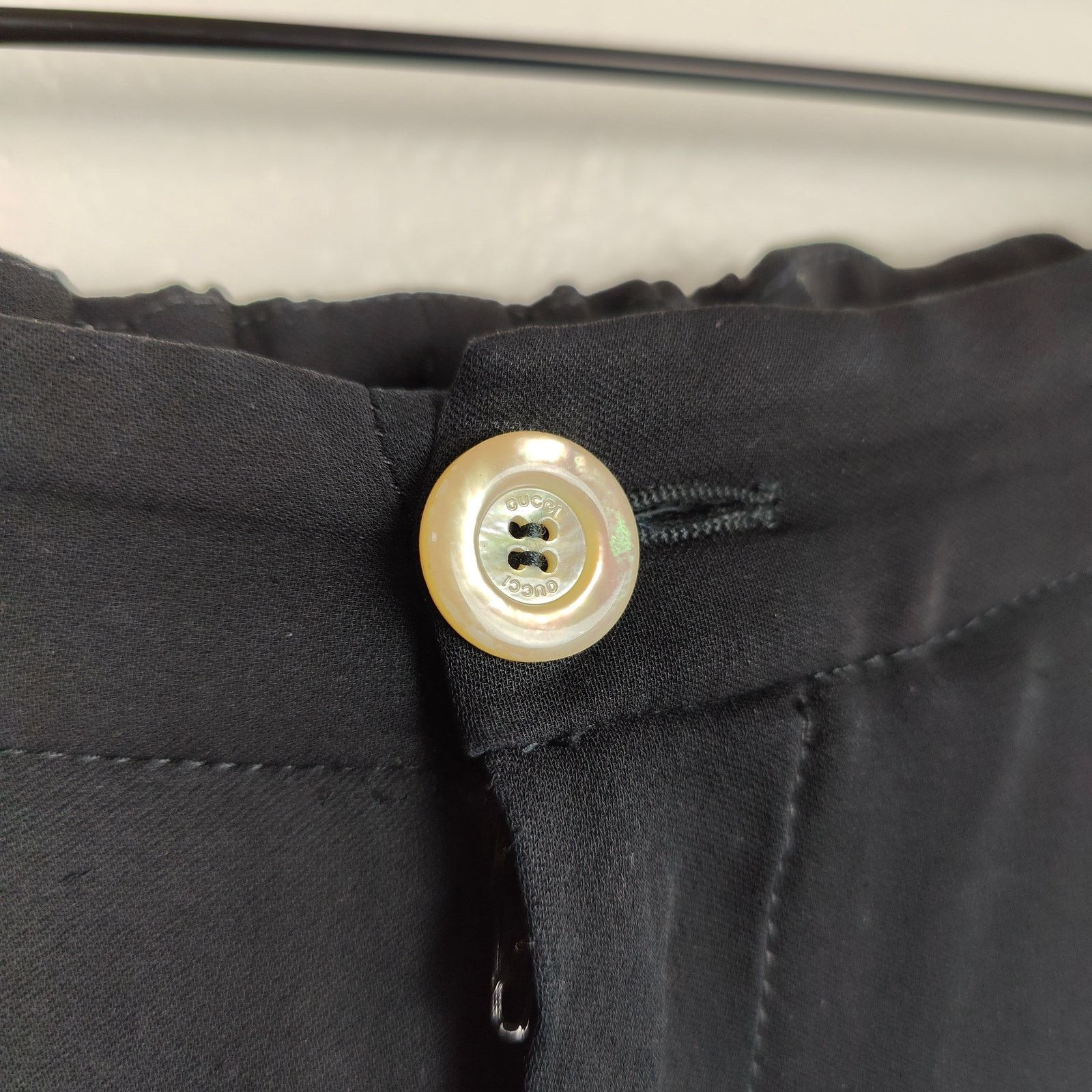 Gucci Gucci Silk Blend Pants Womens IT 40 US Small Black Size 27" / US 4 / IT 40 - 3 Thumbnail