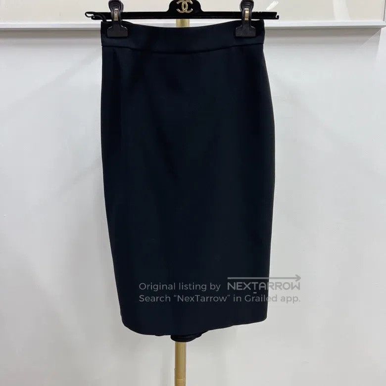 Alexander McQueen Alexander Mcqueen Black hip wrap skirt Size 25" / US 0 / IT 36 - 1 Thumbnail