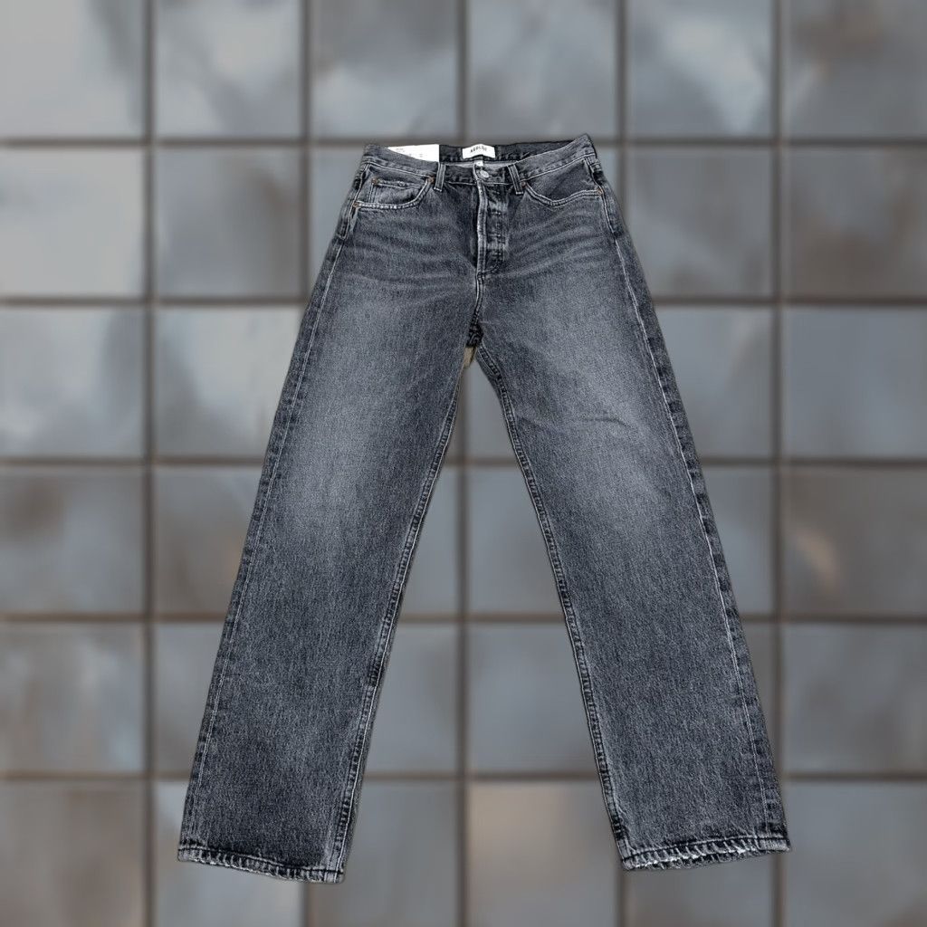 Agolde NWT AGOLDE 90's Jeans Straight SZ 29 Gray Womens Jeans | Crop Style, Mid-rise, Loose Straight, 28.5 Inseam, 90s Theme Size 29" - 1 Thumbnail