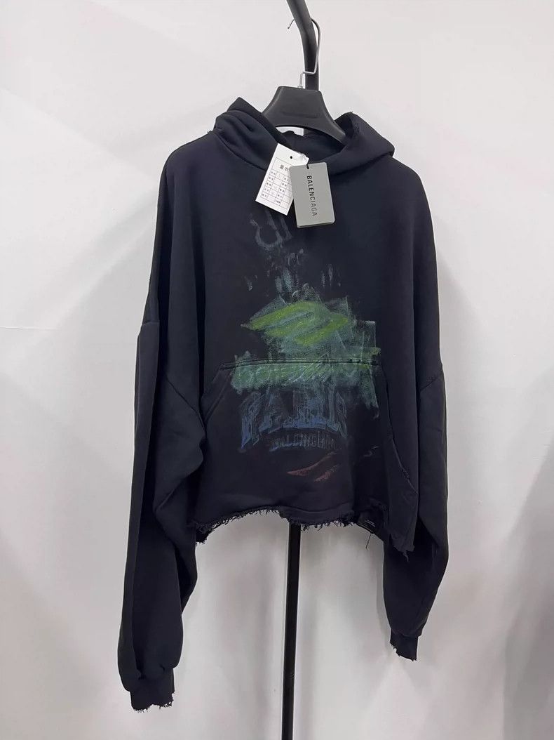 Balenciaga Balenciaga size 3 Casual hooded fashion sweatshirt Size US M / EU 48-50 / 2 - 1 Thumbnail