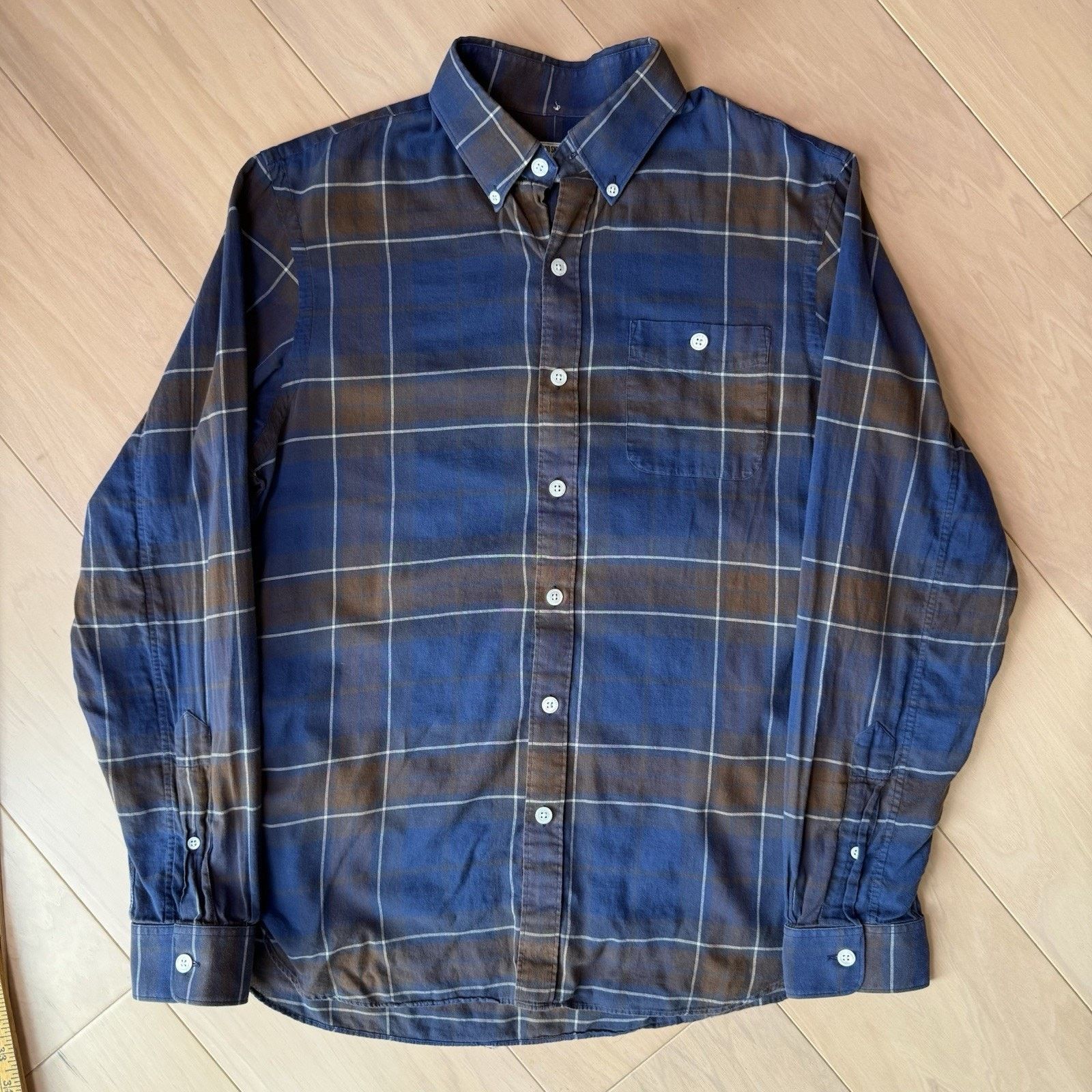 Todd Snyder Todd Snyder Shirt Small Blue Multicolor Plaid Long Sleeve Size US S / EU 44-46 / 1 - 3 Thumbnail