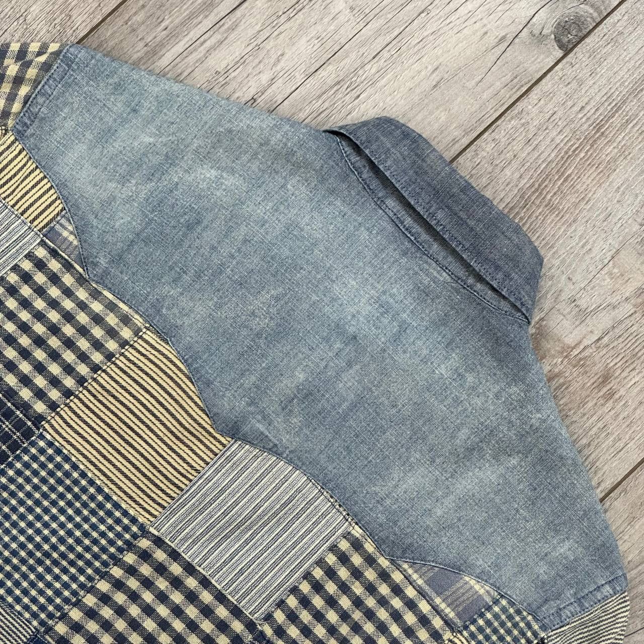Denim & Supply Ralph Lauren × Polo Ralph Lauren Denim & Supply Ralph Lauren Patchwork Shirt Size US XS / EU 42 / 0 - 6 Thumbnail