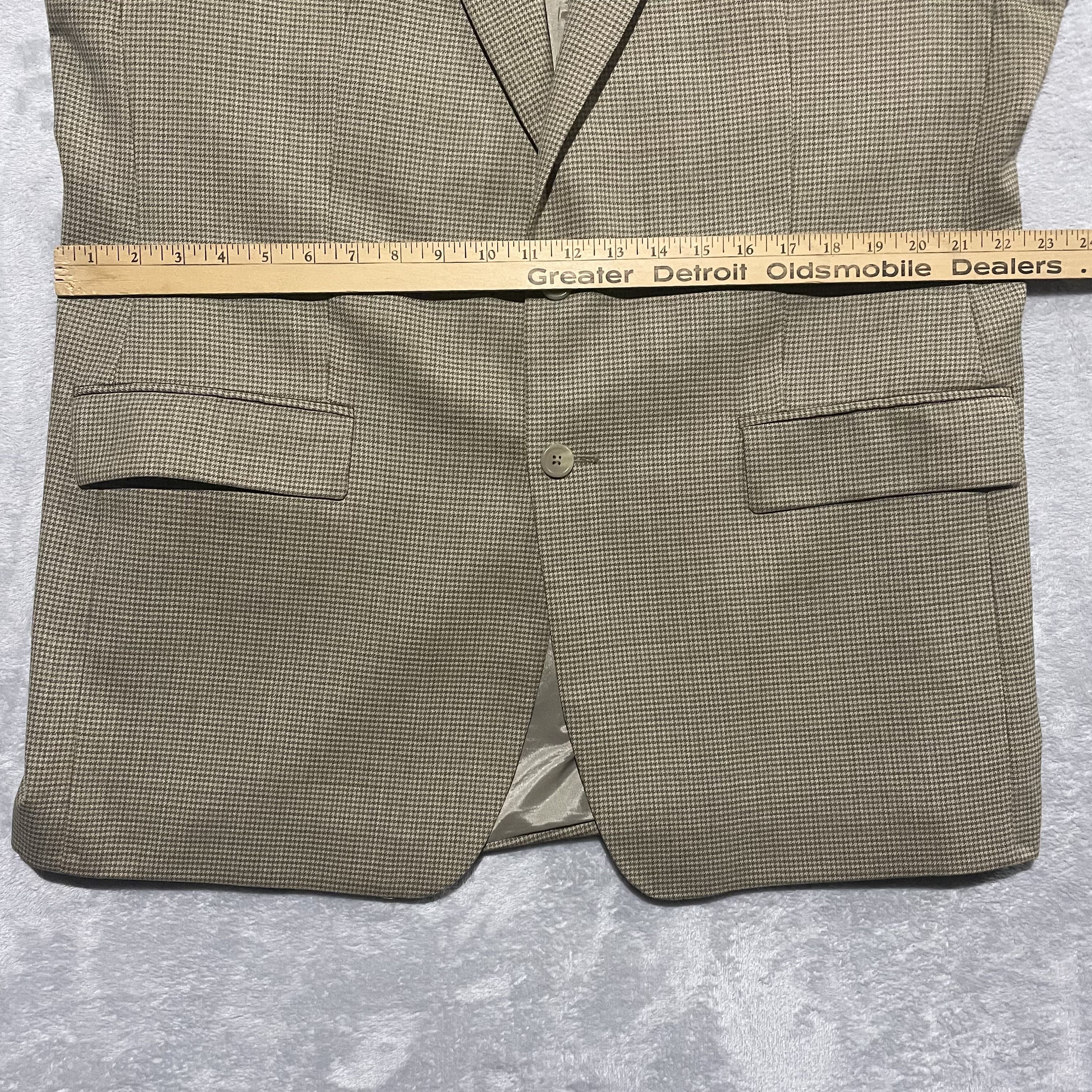 Lauren Ralph Lauren Lauren Ralph Lauren Wool Sport's Coat 44L Houndstooth Size 44L - 10 Thumbnail