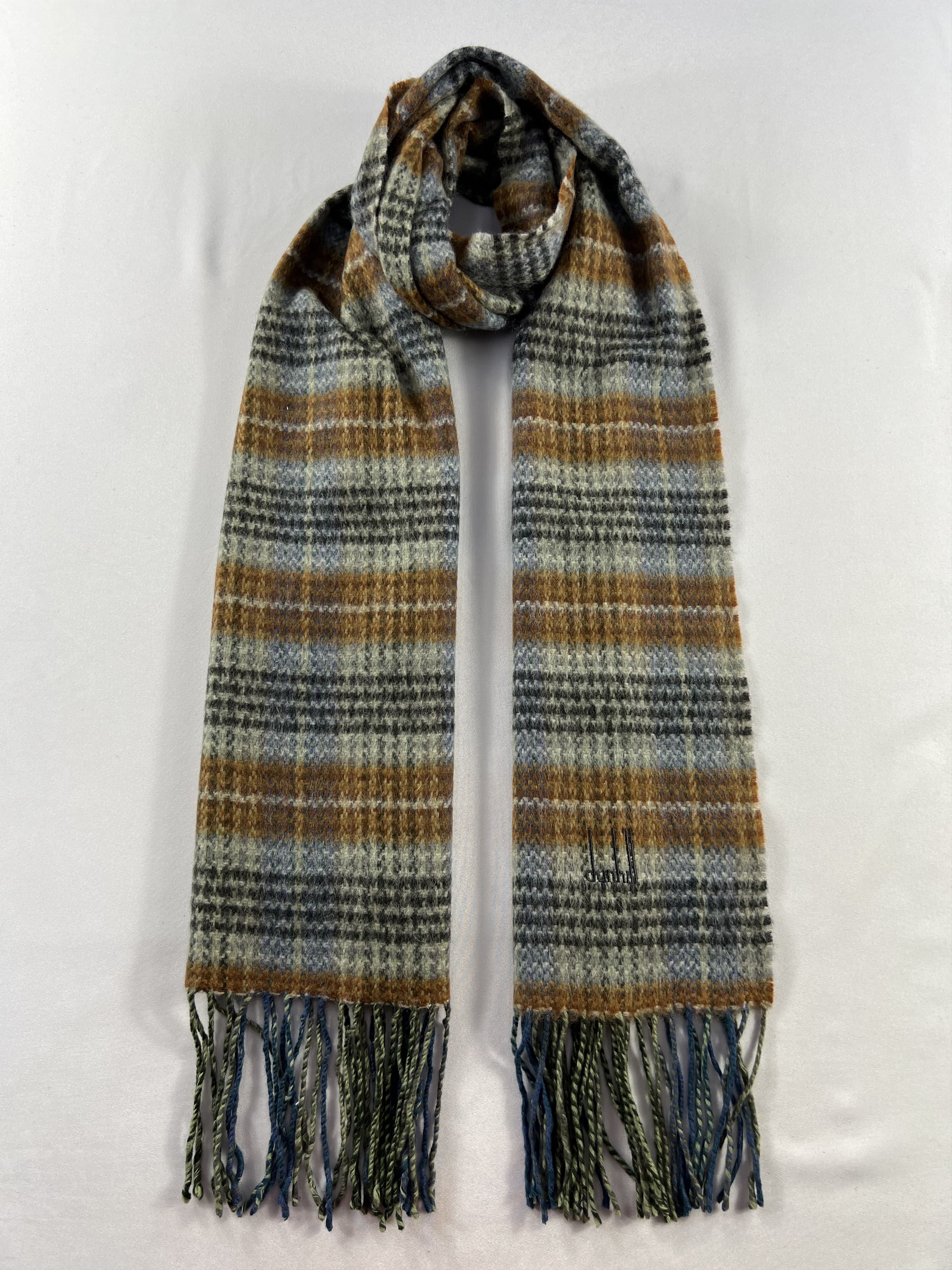 Alfred Dunhill Alfred Dunhill Cashmere Scarf / Muffler / Neckwear P988 Size ONE SIZE - 1 Thumbnail