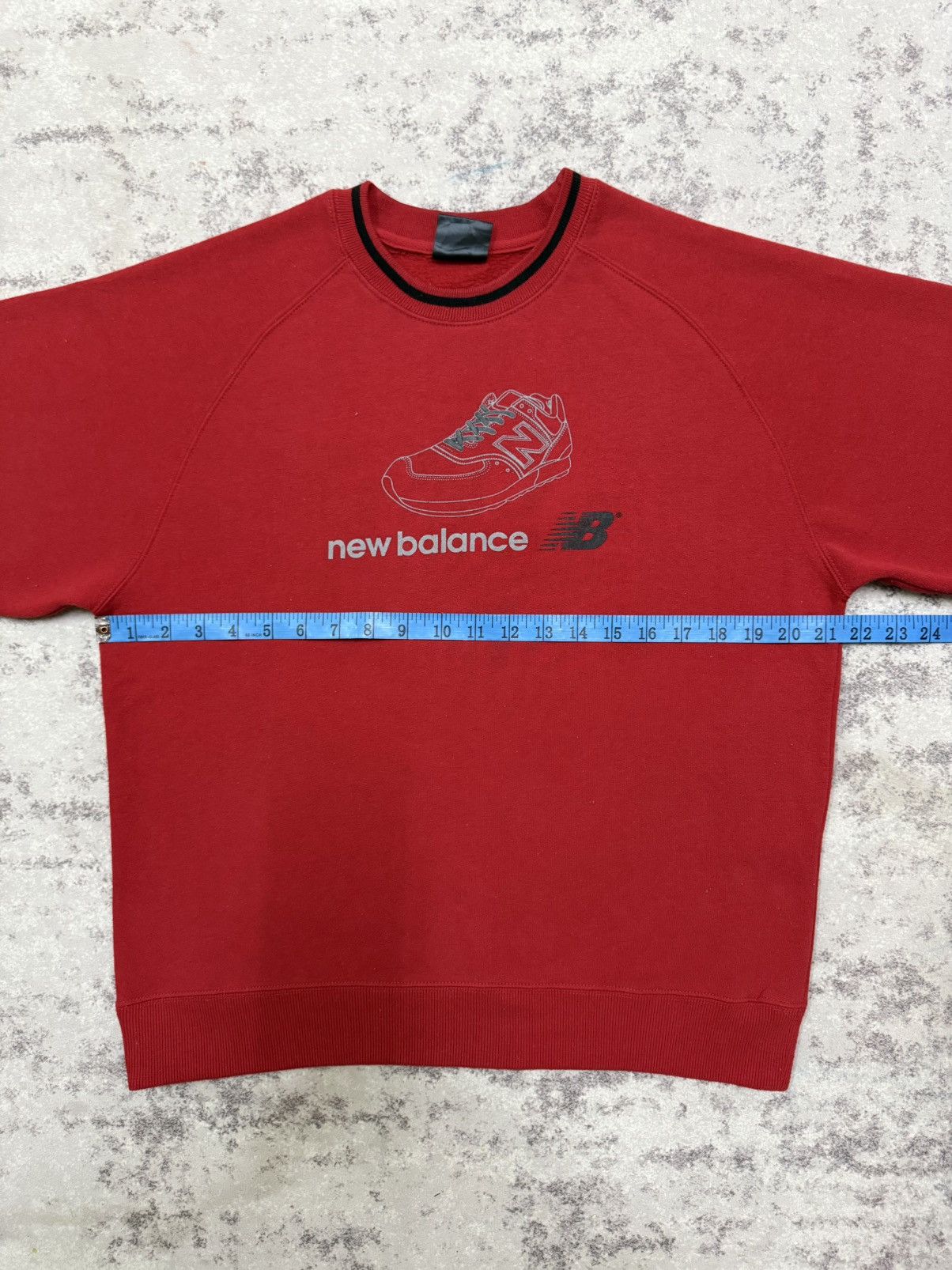 New Balance Vintage Y2K New Balance Biglogo Sweatshirt Size US S / EU 44-46 / 1 - 12 Thumbnail