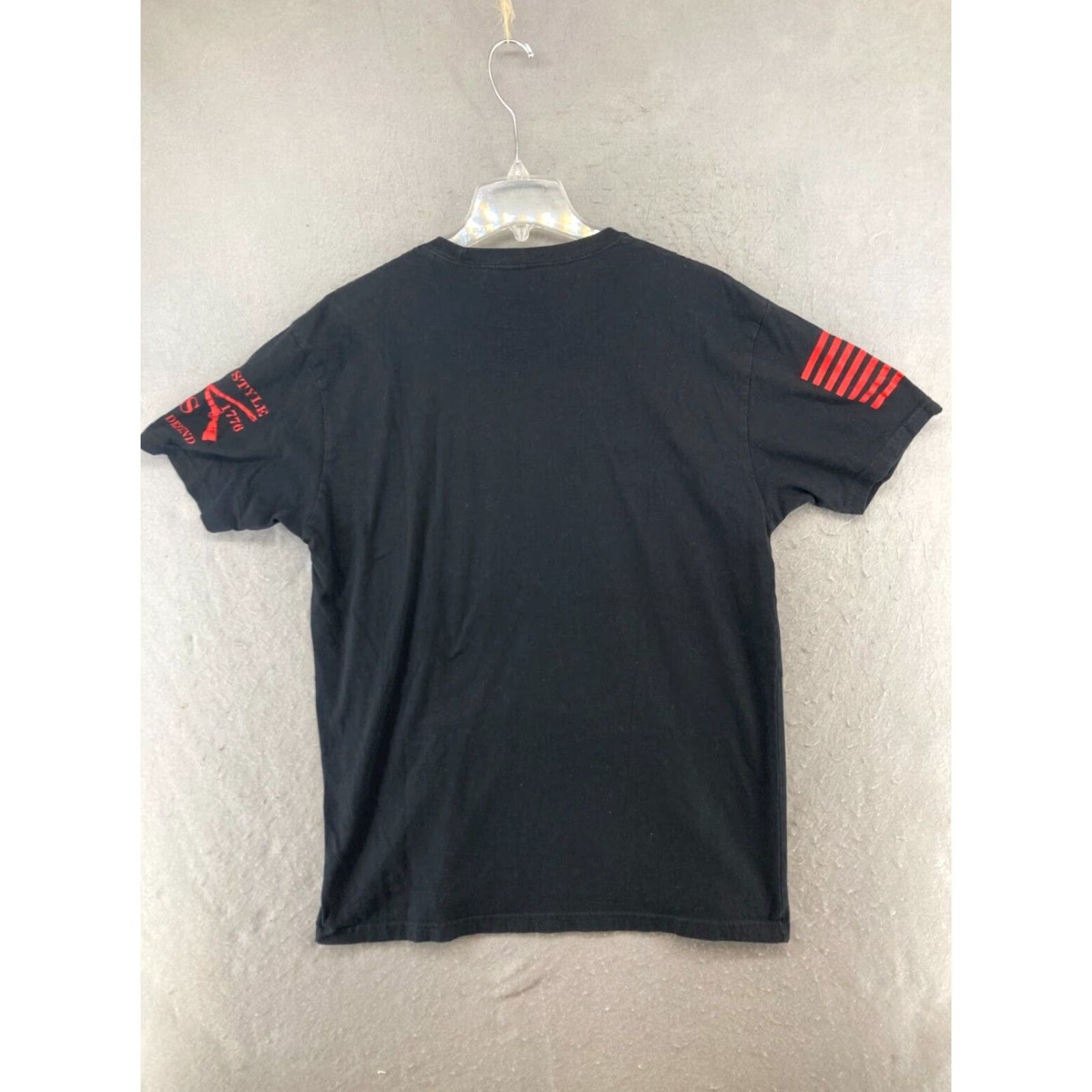 Vintage Grunt Style T-Shirt Mens L Black Skull Graphic Print Crew Neck - Shirts - Men - Skull - 2010s? Size US L / EU 52-54 / 3 - 7 Thumbnail