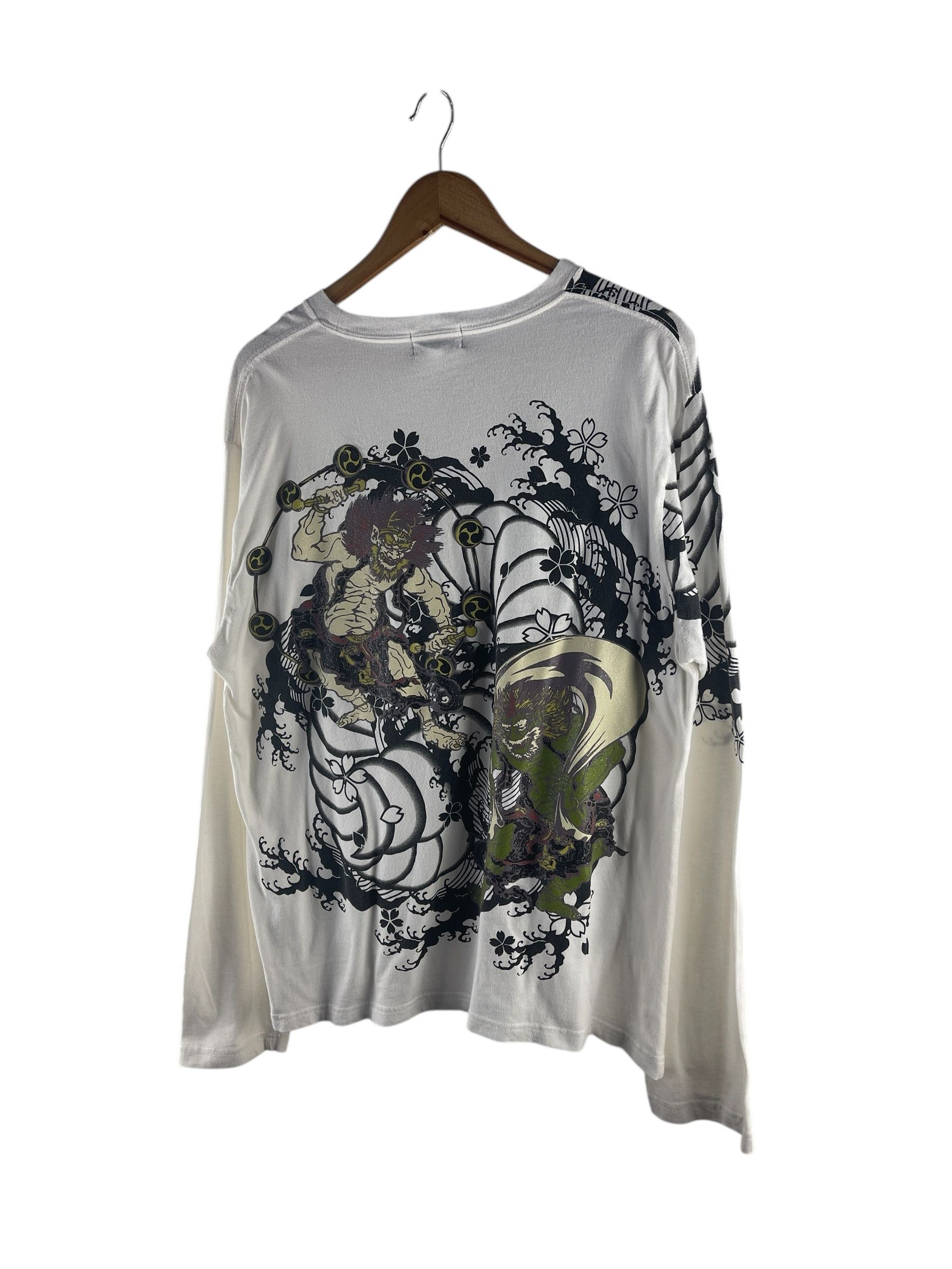 Japanese Brand Oboro Japanese Pattern Long Sleeve Shirt Size US M / EU 48-50 / 2 - 4 Thumbnail