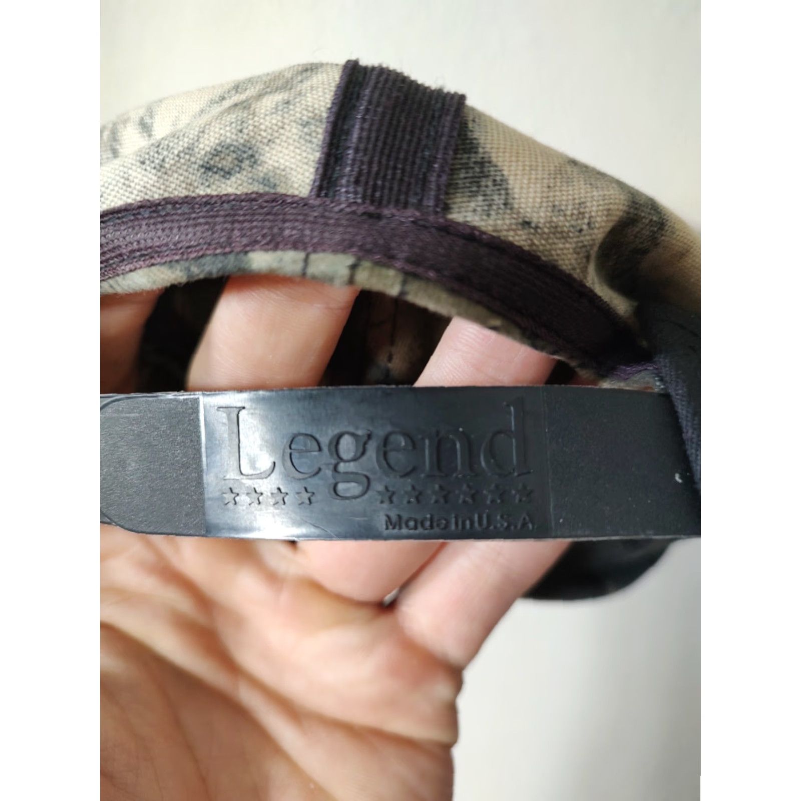 Vintage VINTAGE Legend Trucker Hat Camo Camouflage Baseball Cap Adjustable USA Made Mossy Oak Snapback Hat Mens Womens Adults Size ONE SIZE - 5 Thumbnail