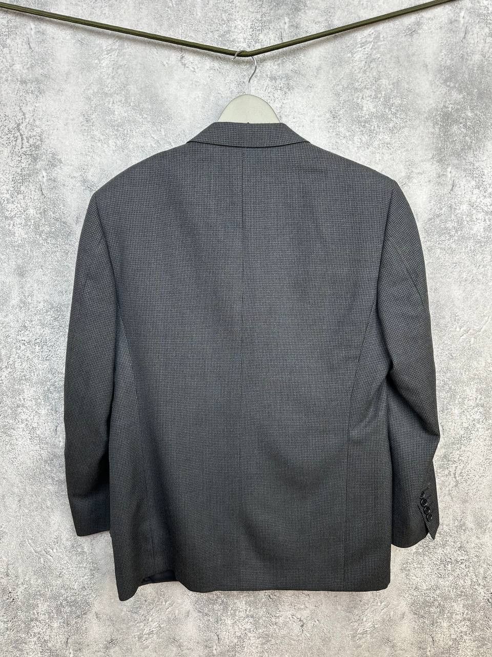 Canali RRP $1500 Canali Luxury Italy Tailored Wool Blazer Birdseye Size 50R - 2 Thumbnail