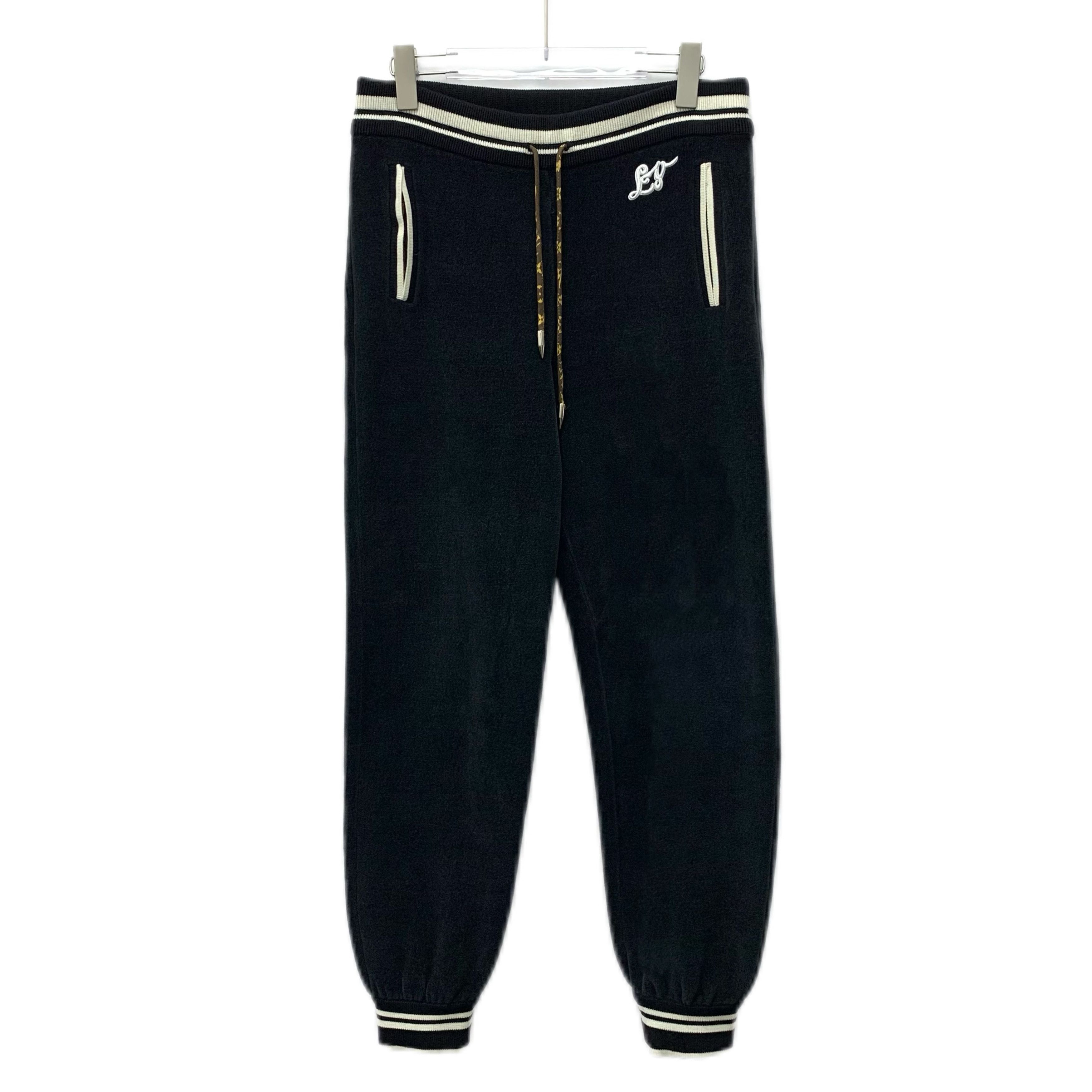 Louis Vuitton Louis Vuitton Pants – Black Striped Joggers (Size S) Size 27" / US 4 / IT 40 - 1 Thumbnail