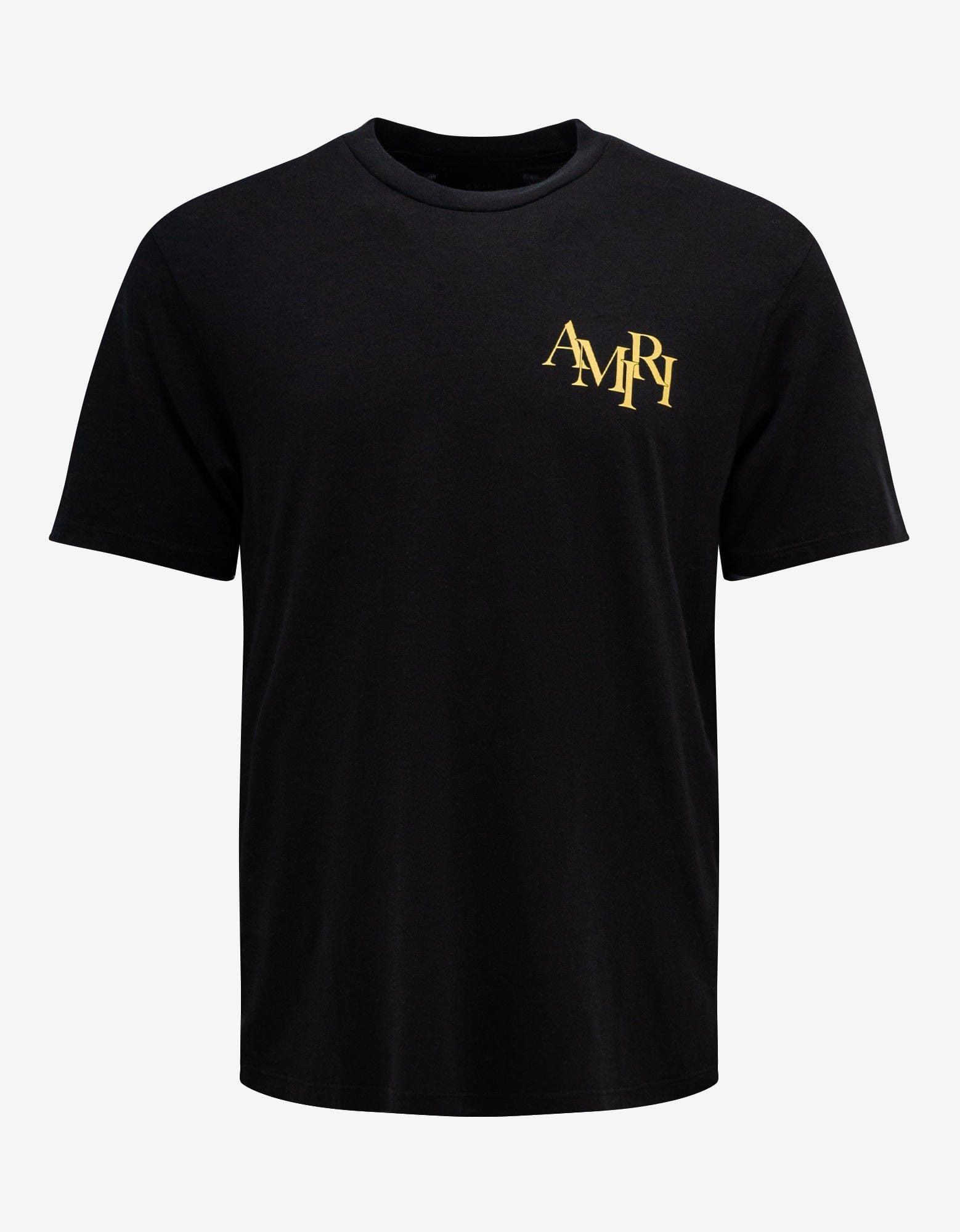 image of Amiri Black Crystal Champagne T-Shirt, Men's (Size XS)