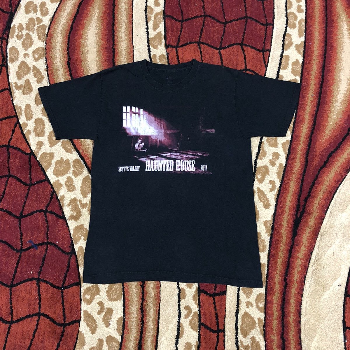 Vintage Vintage 2014 Haunted House Horror Movie Promo Rare Shirt Size US M / EU 48-50 / 2 - 2 Thumbnail
