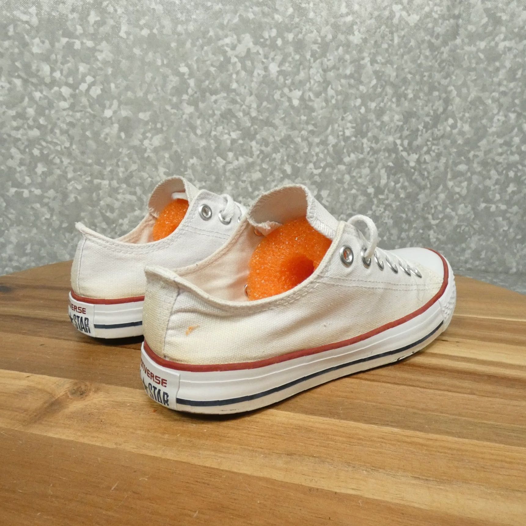 Converse Converse All-Star Chuck Taylor Sneaker Mens 3.5 Womens 5.5 White Canvas Size US 5.5 / IT 35.5 - 3 Thumbnail