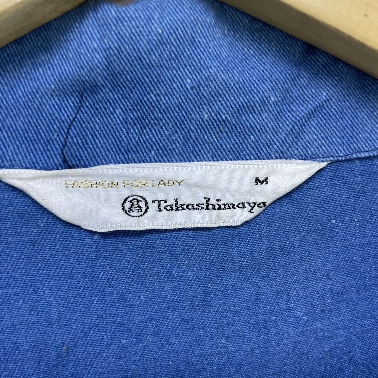 Indigo × Japanese Brand × Yohji Yamamoto Vintage Japan Brand Takashimaya Indigo Jacket Size M / US 6-8 / IT 42-44 - 5 Thumbnail