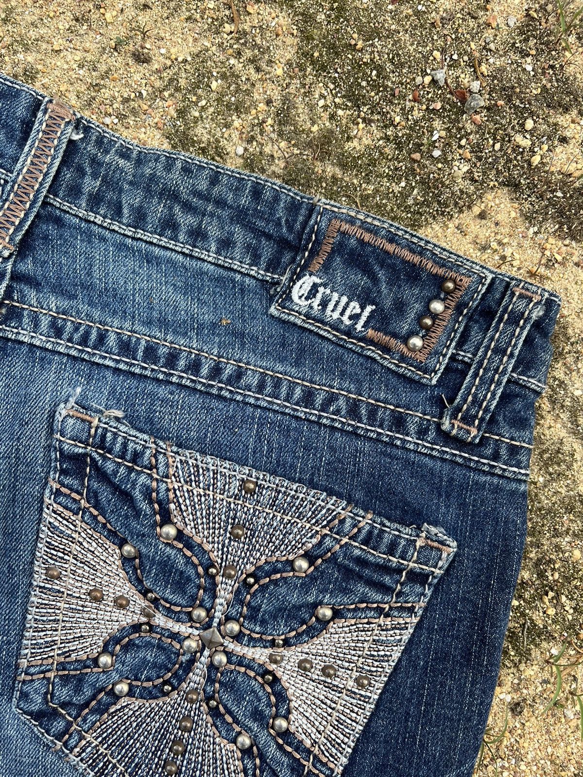 Hysteric Glamour × Japanese Brand × Vintage Flare Cruel Hysteric Inspired Denim Size US 31 - 15 Thumbnail
