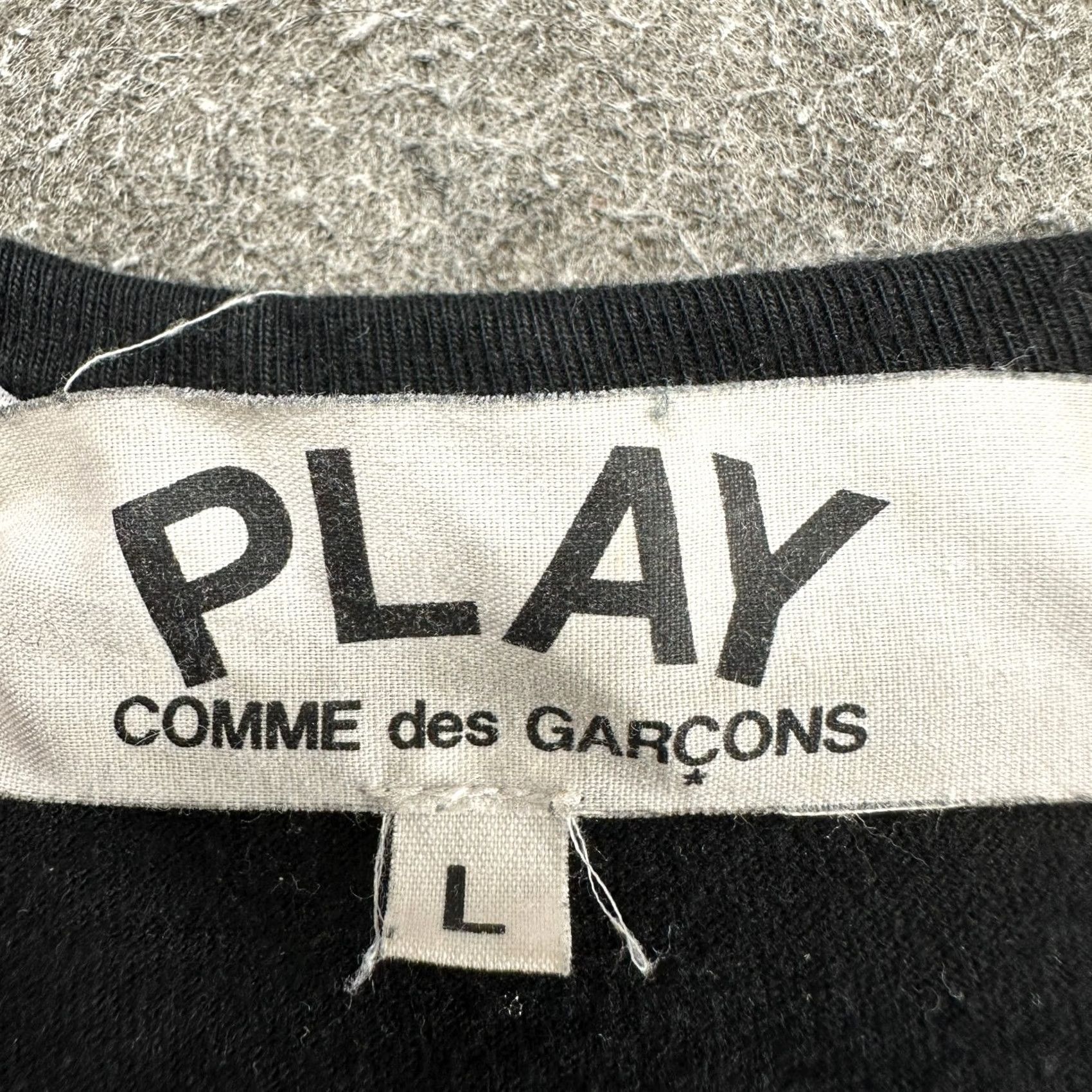 Comme des Garcons Girl VINTAGE Comme Des Garcons Play Shirt Mens L Black Short Sleeve Graphic Heart Y2K Size US L / EU 52-54 / 3 - 2 Thumbnail