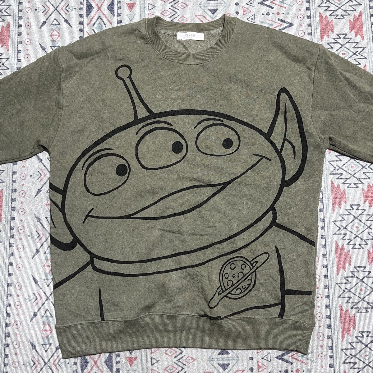 Cartoon Network × Disney Toy Story Little Green Men Cartoon Sweatshirt Size US L / EU 52-54 / 3 - 4 Thumbnail