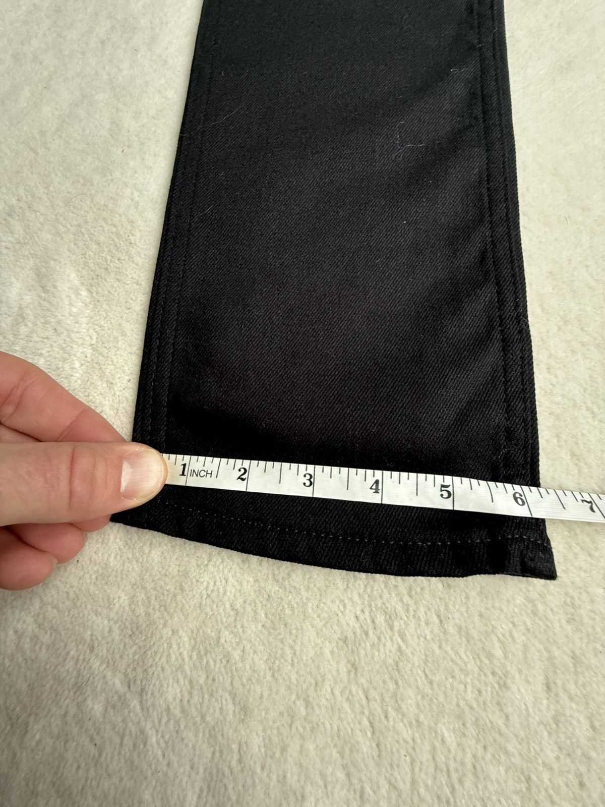 Celine $990 FW23 Celine Wiltern pure black skinny jeans Hedi 30 Size US 30 / EU 46 - 6 Thumbnail