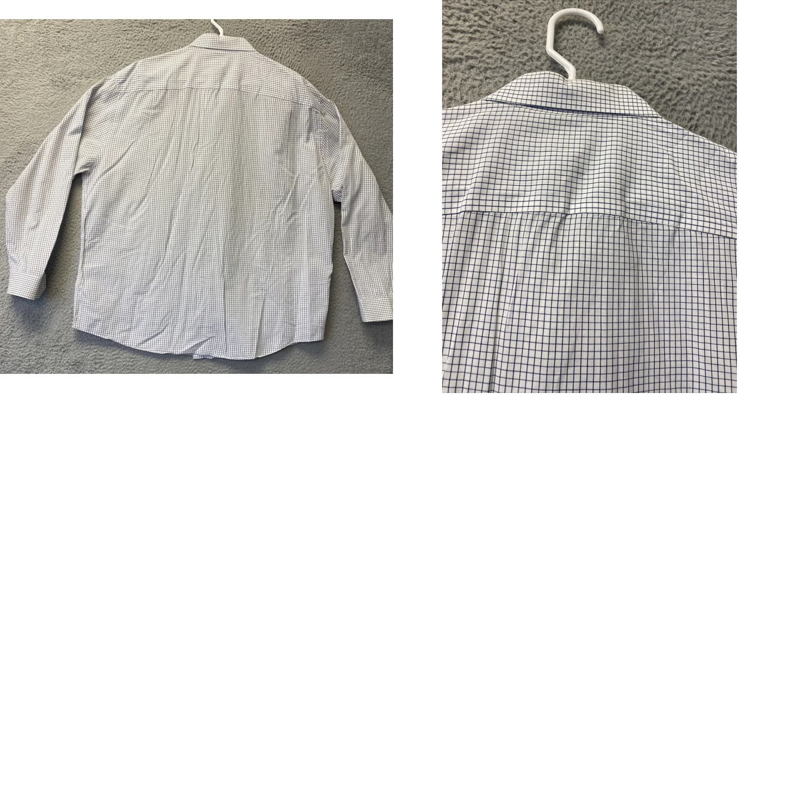 Nautica Nautica Men's Shirt Sz 17.5 Long Sleeve Button-Down Collared Business Casual All Seasons Blue White Size US XL / EU 56 / 4 - 8 Thumbnail