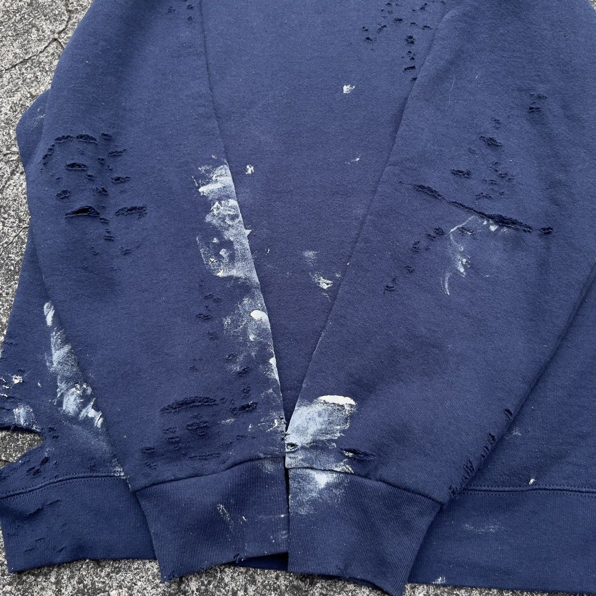 Vintage Vintage Thrashed Painted Crewneck Sweatshirt Size US L / EU 52-54 / 3 - 3 Thumbnail
