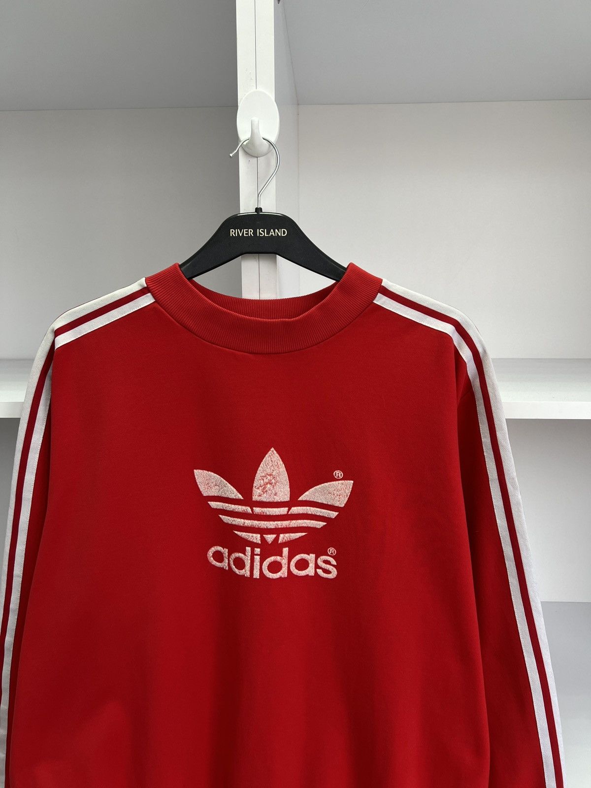 Adidas × Vintage Vintage Adidas Big Logo 90s style Sweatshirt Size US L / EU 52-54 / 3 - 5 Thumbnail