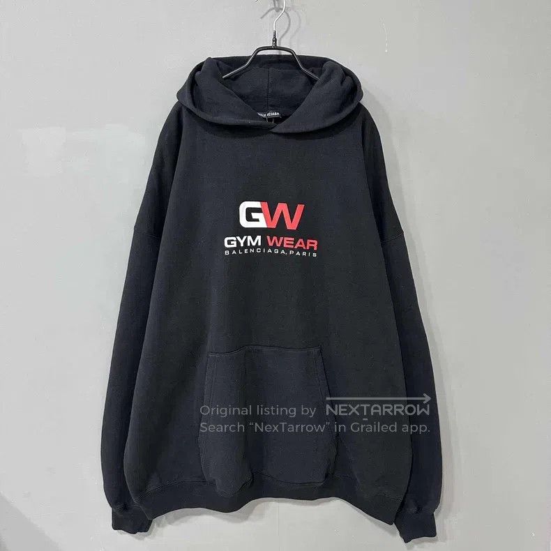 Balenciaga Balenciaga Classic GW Printed Hoodie Size US S / EU 44-46 / 1 - 1 Thumbnail