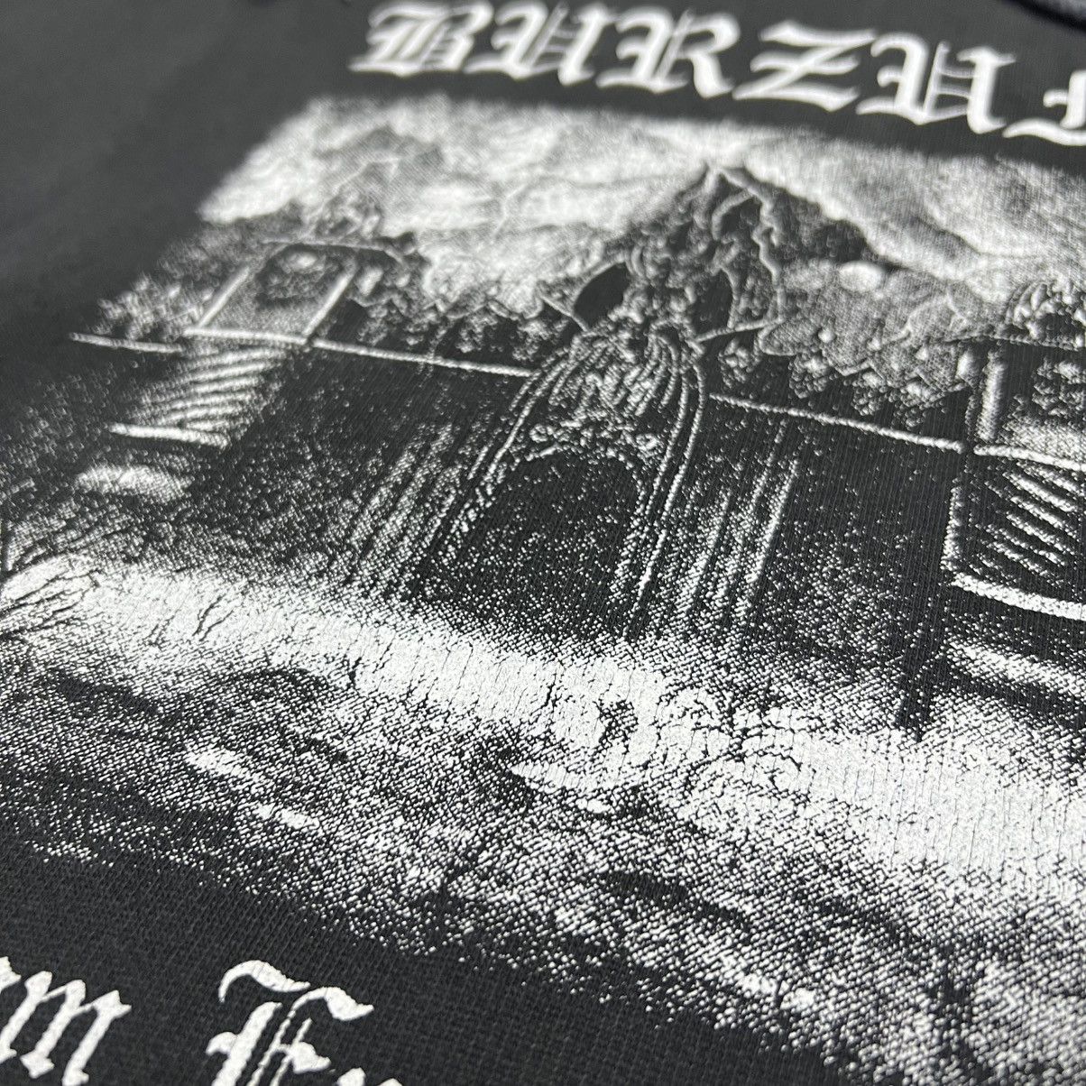 Vintage Vintage Black faded unique rare burzum black metal hoodie Size US L / EU 52-54 / 3 - 3 Thumbnail