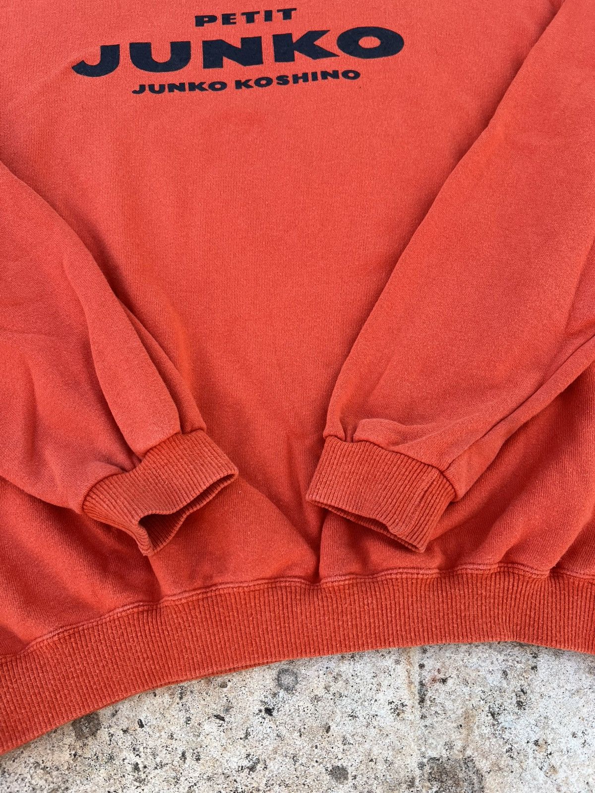 Japanese Brand Junko Koshino Orange Crewneck Size US L / EU 52-54 / 3 - 3 Thumbnail