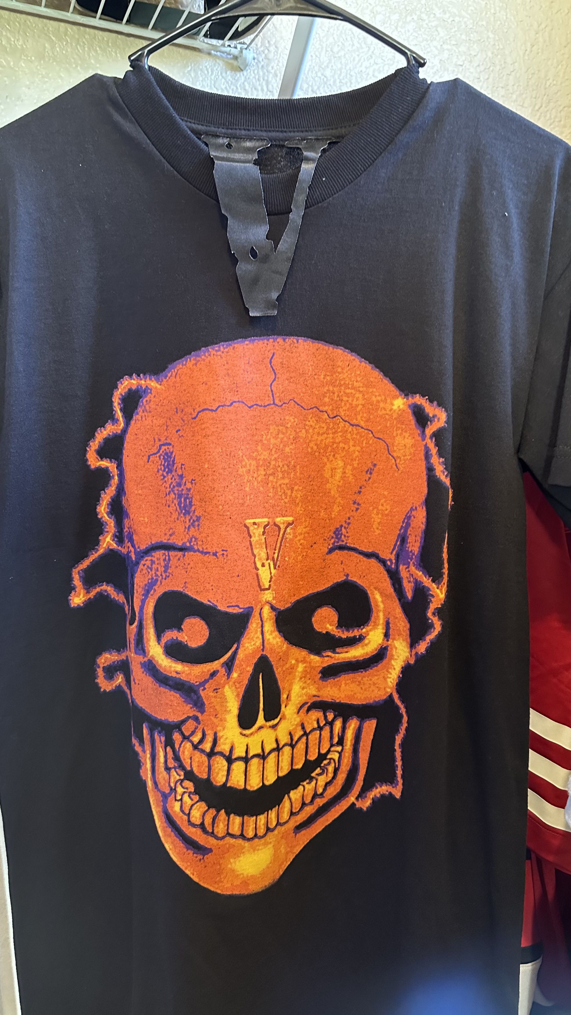 Vlone Vlone Skull Shocker T-Shirt (Orange) Size US M / EU 48-50 / 2 - 3 Thumbnail