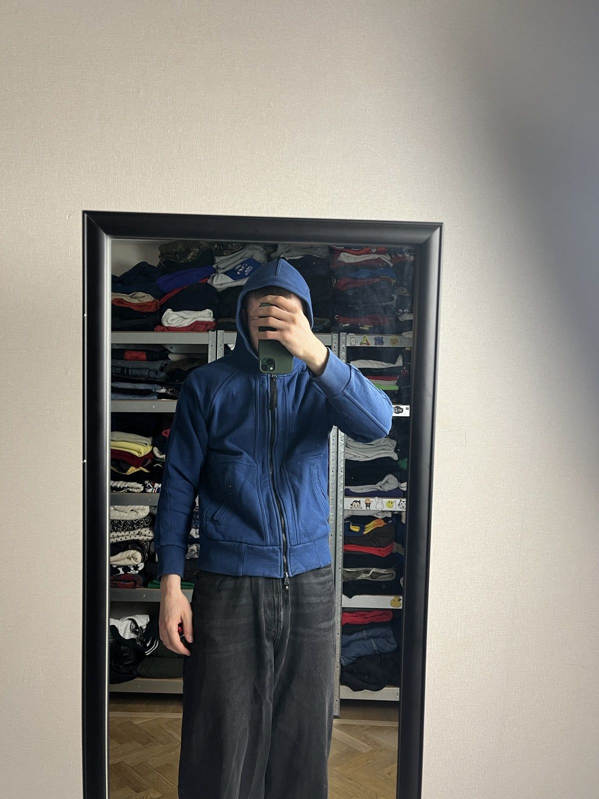 MA.STRUM × Vintage Vintage Ma.Strum Blue Zip Hoodie Size US S / EU 44-46 / 1 - 3 Thumbnail