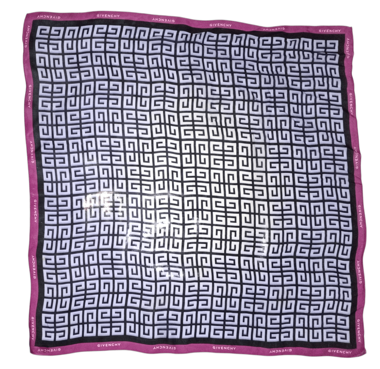 Givenchy GIVENCHY PARIS Large GG Iconic Monogram Vintage Silk Scarf Size ONE SIZE - 1 Thumbnail