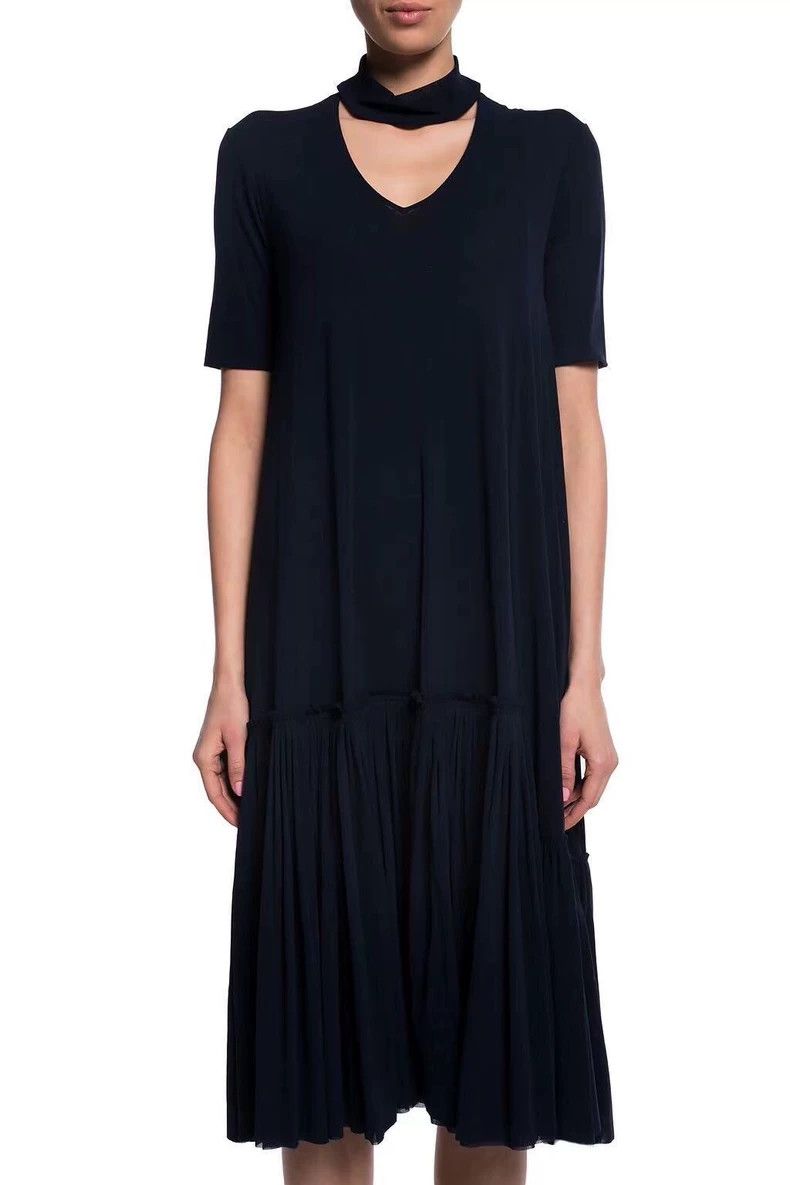 Jil Sander Jil Sander V-Neck Dress Size 4XL / US 24-26 - 7 Thumbnail