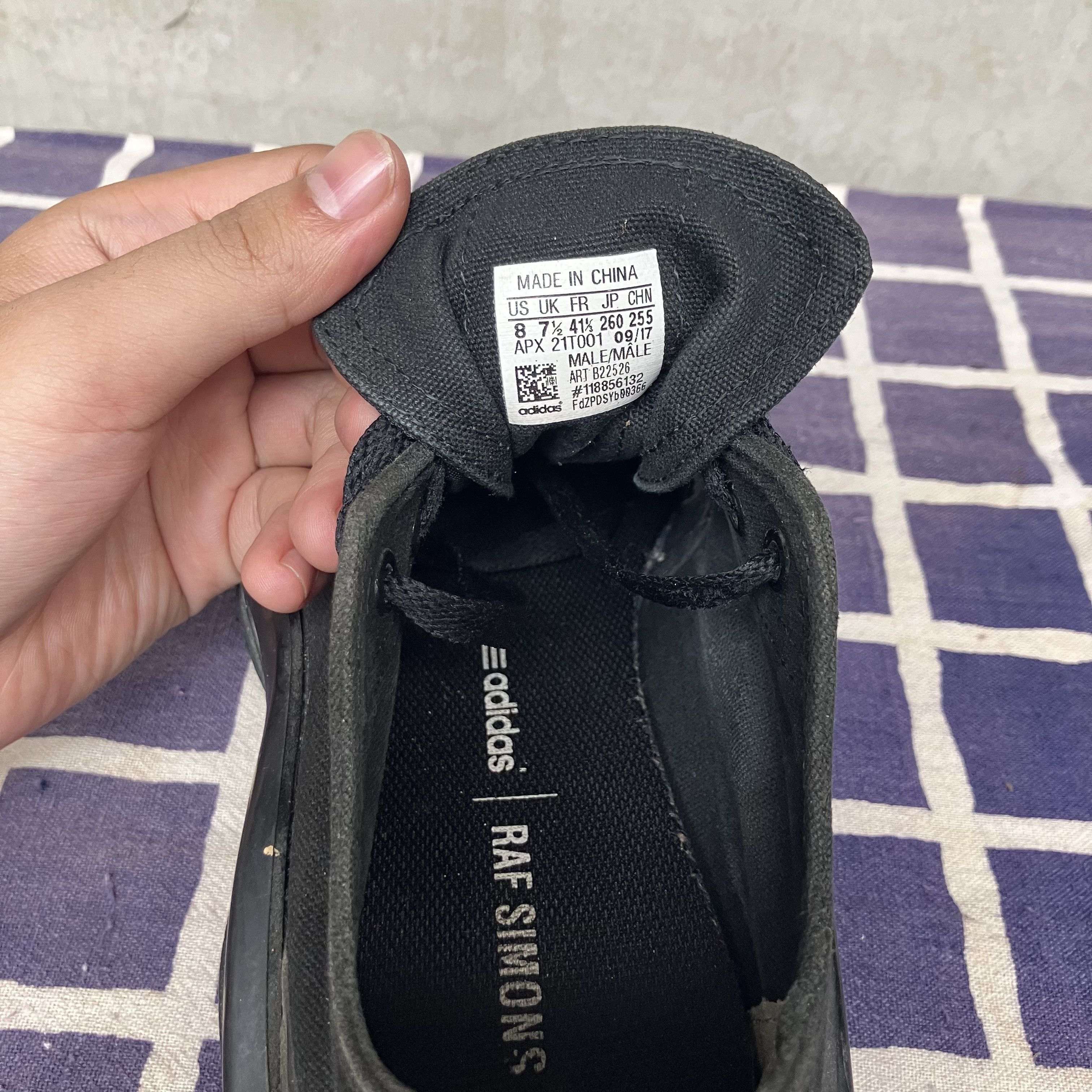 Adidas × Raf Simons Adidas x Raf Simons Detroit Runner Black Size US 8 / EU 41 - 6 Thumbnail