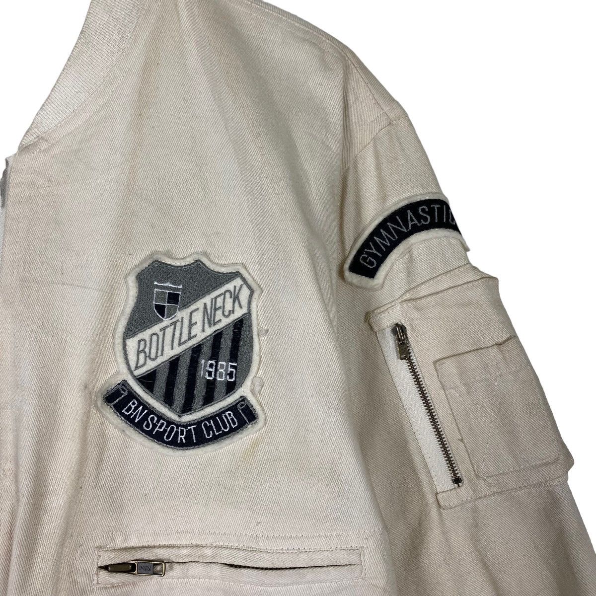 Japanese Brand Vintage Bottle Neck Sports Club Bomber Jacket Size US L / EU 52-54 / 3 - 6 Thumbnail