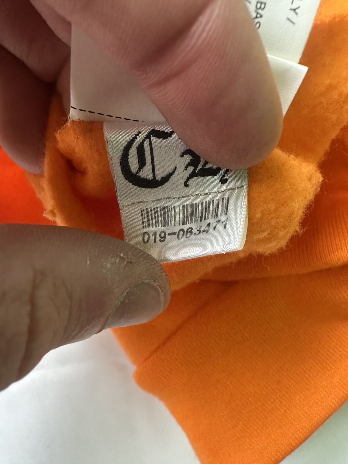 Chrome Hearts × Off-White Chrome Hearts x Off-White Scroll Orange Hoodie Size US S / EU 44-46 / 1 - 7 Thumbnail